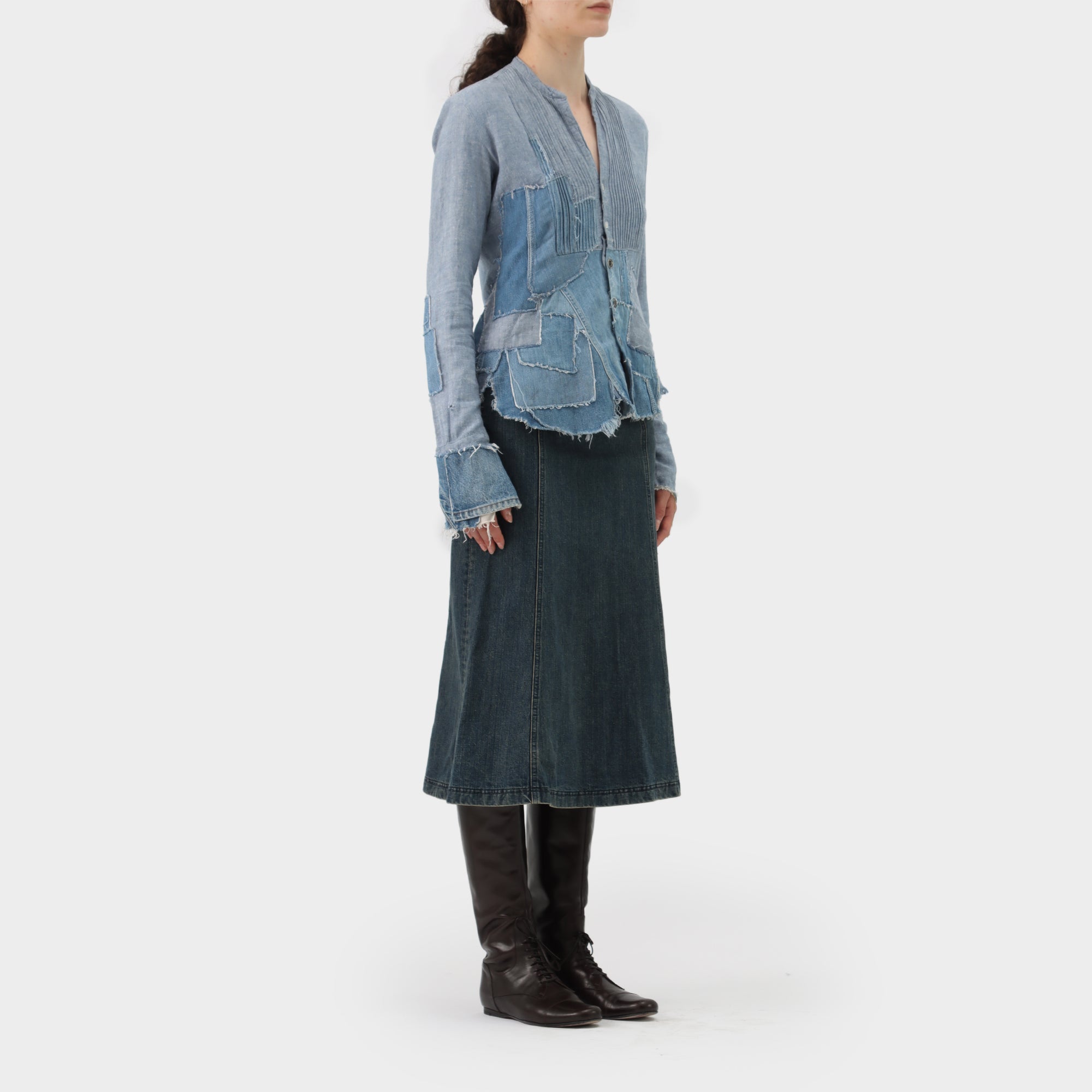 Greg Lauren Denim Tux Shirt '7.2.16'