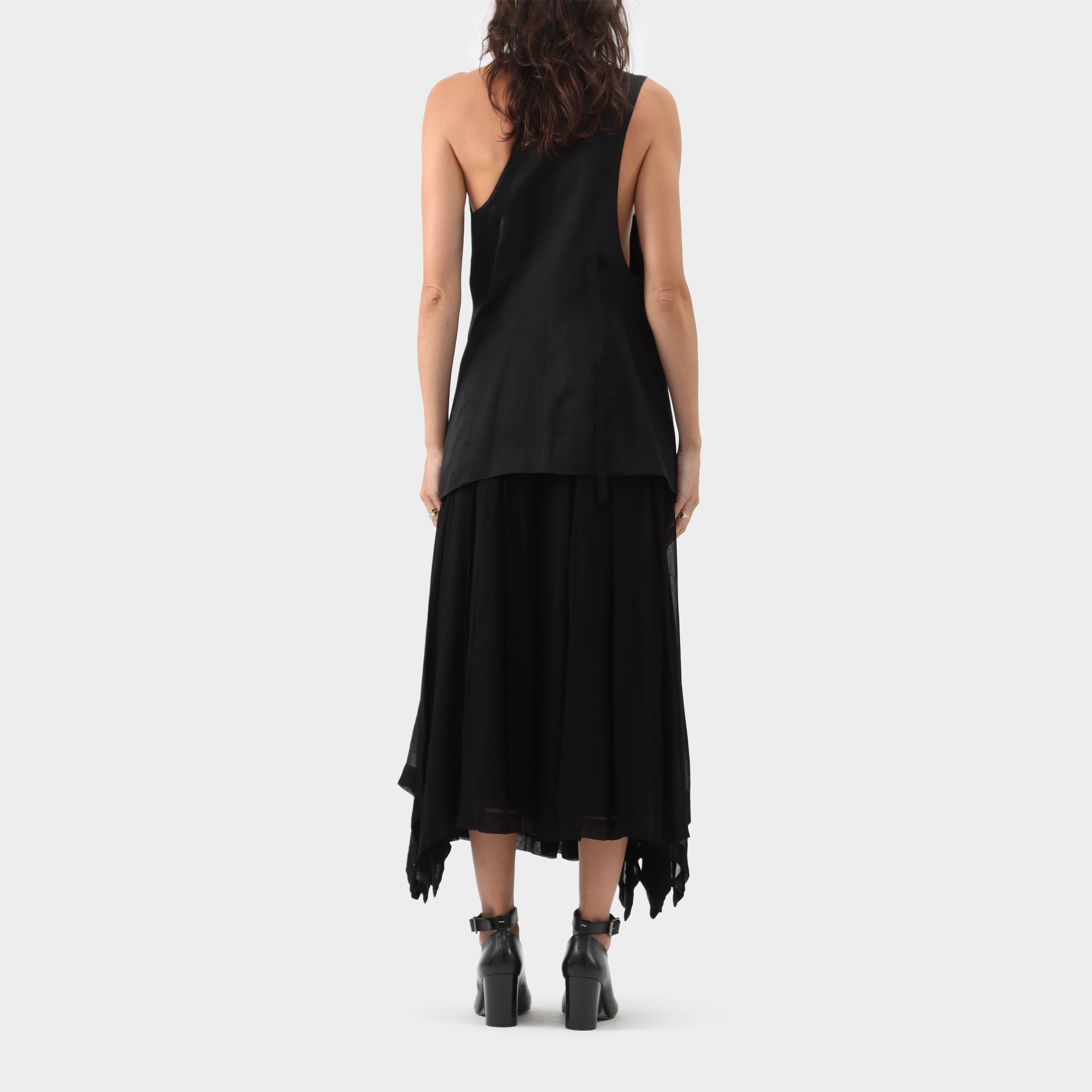 If Six was Nine Asymmetrical Long Vest