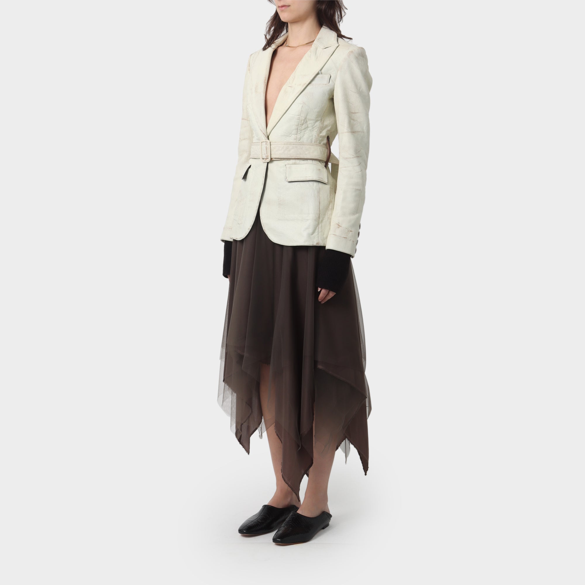 Isaac Sellam Experience Painted leather jacket