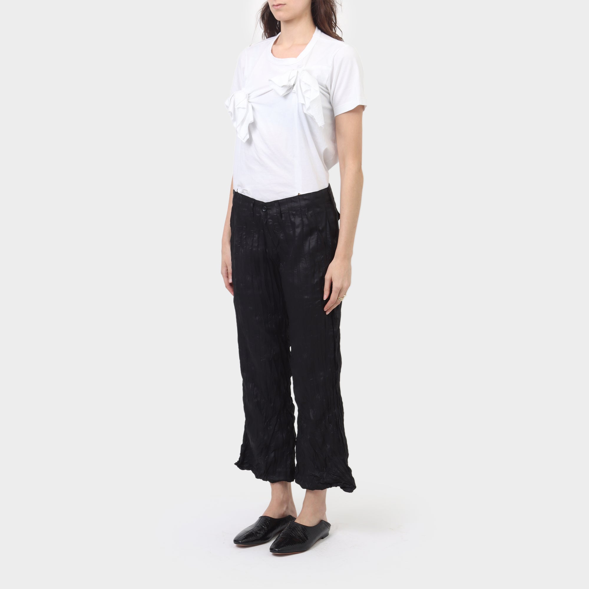 Issey Miyake Fete Crushed Pleat Pants