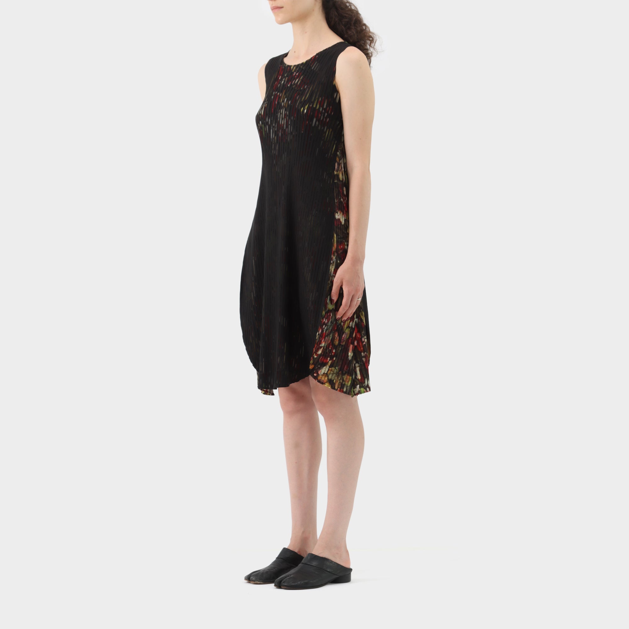 Issey Miyake Hidden Print Pleated Dress