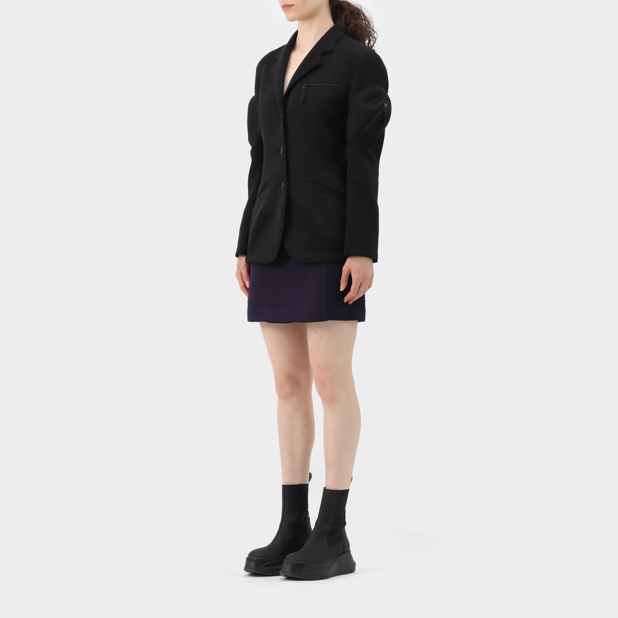 Issey Miyake Polyester Padded Pocket Jacket