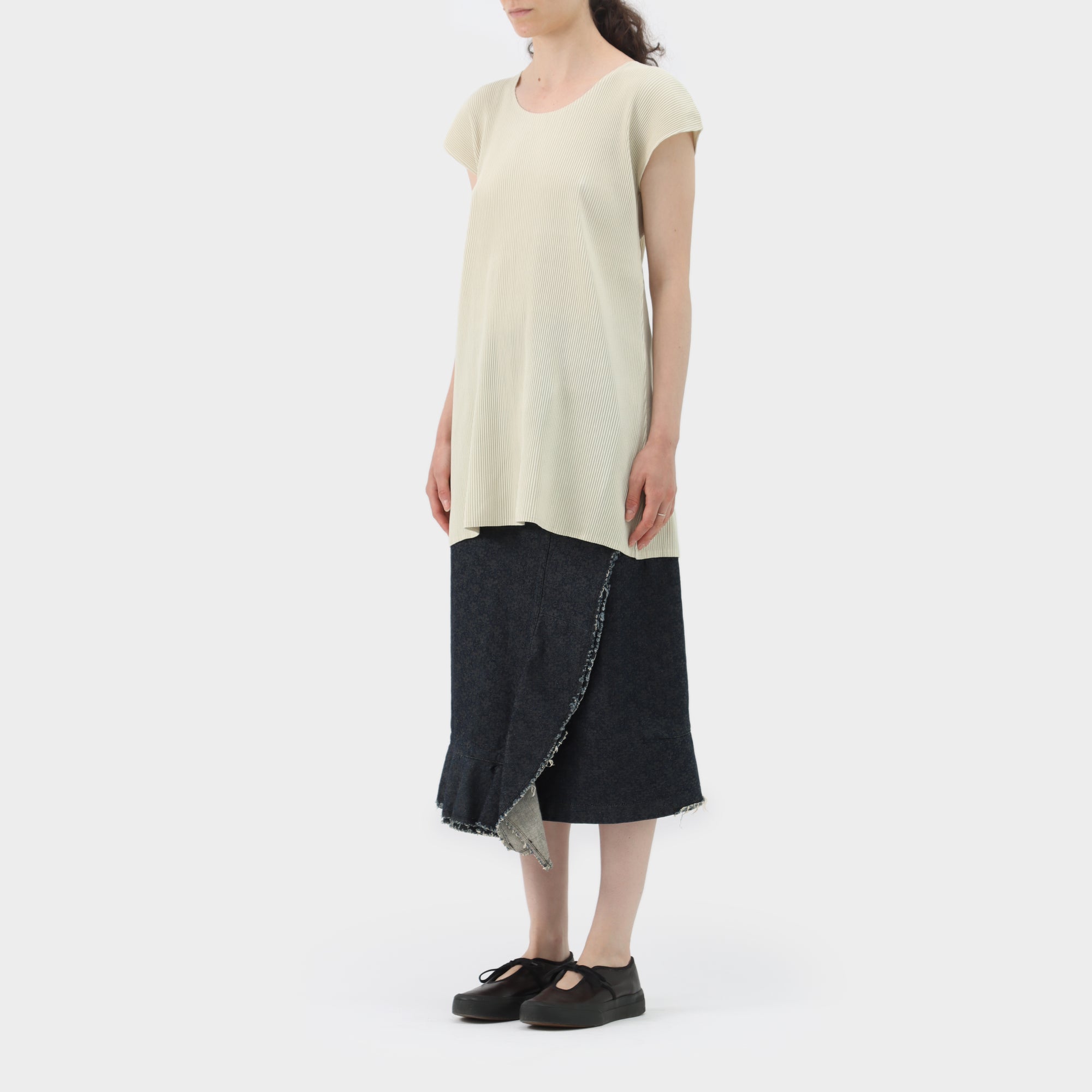 Pleats Please Short Sleeve Pleated Tunic