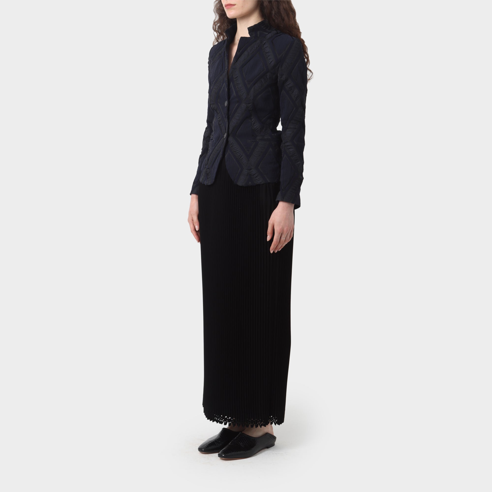 Issey Miyake Textured Diamond jacket