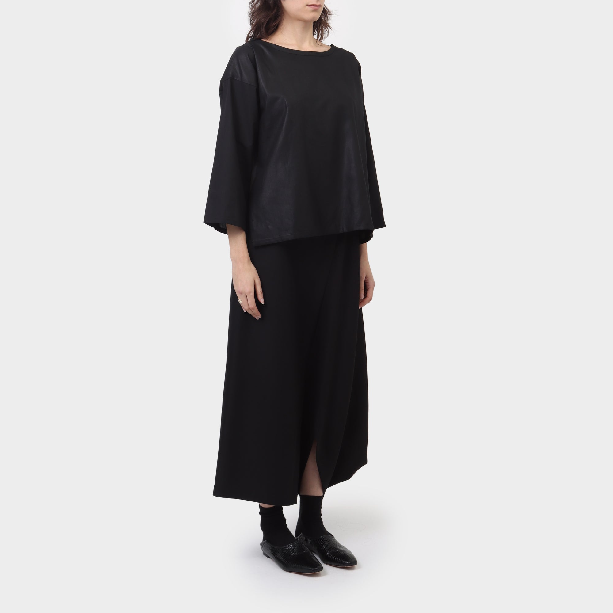 Issey Miyake 1325 Square Cut Top