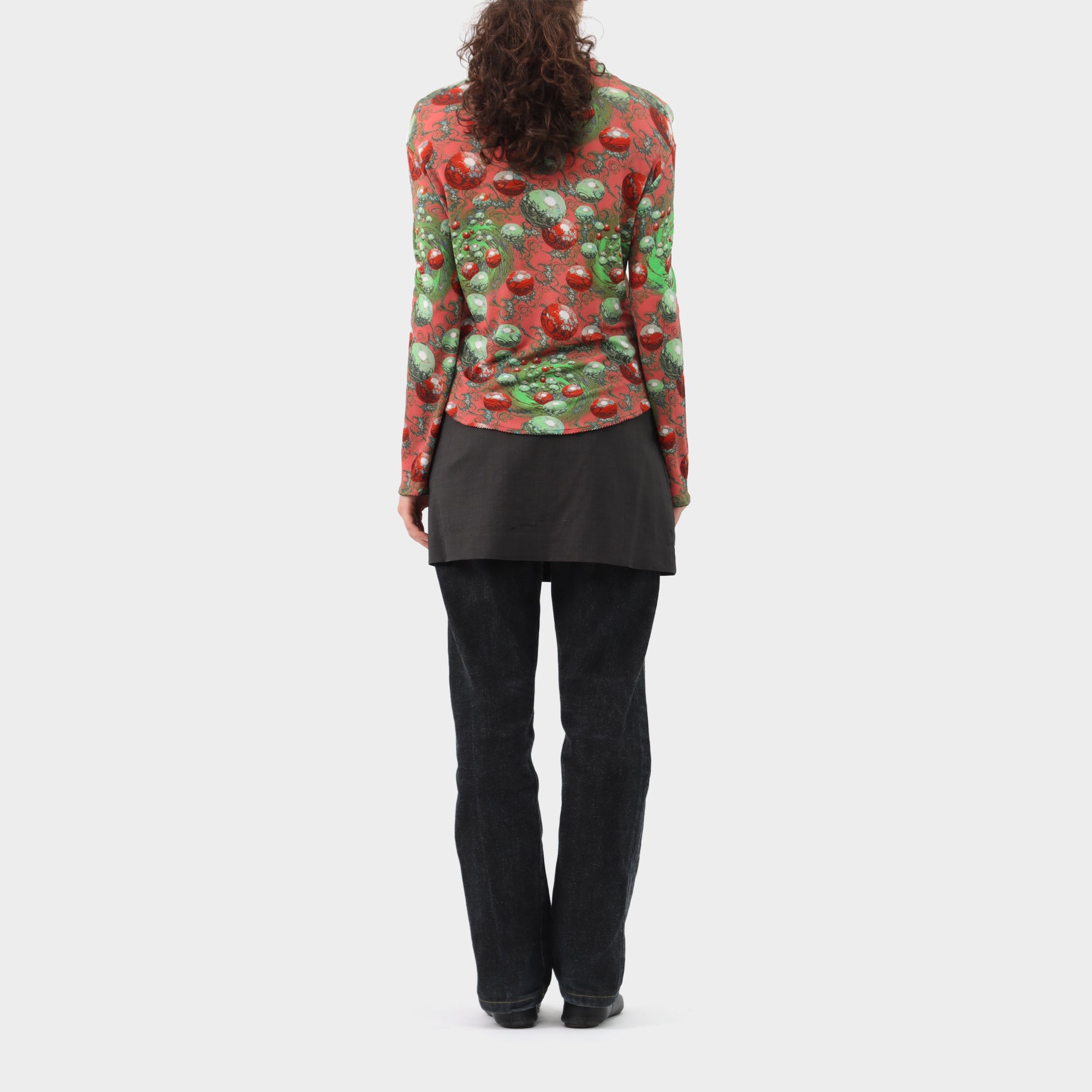 Jean Paul Gaultier Maille Printed Button Up