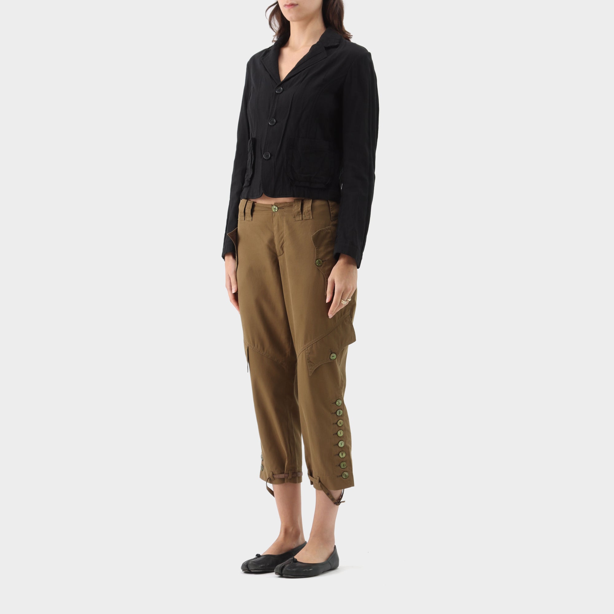 Jean Paul Gaultier Cropped Cargo Pants