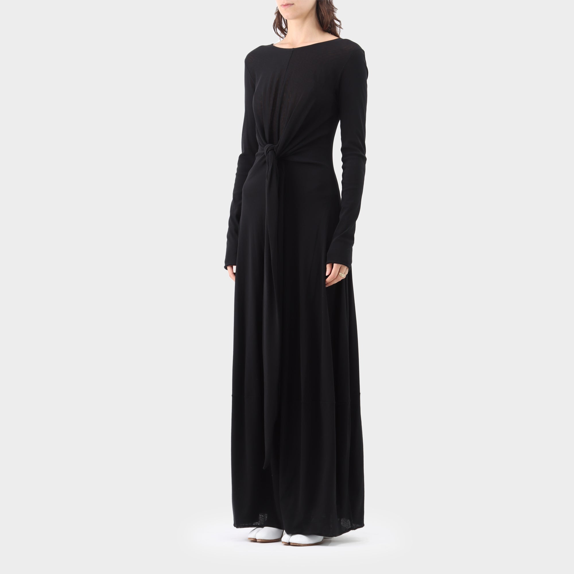 jil sander mesh maxi dress