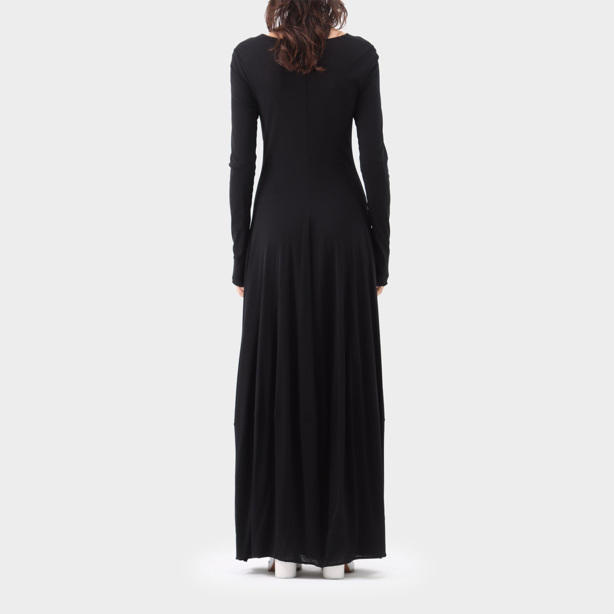 jil sander mesh maxi dress