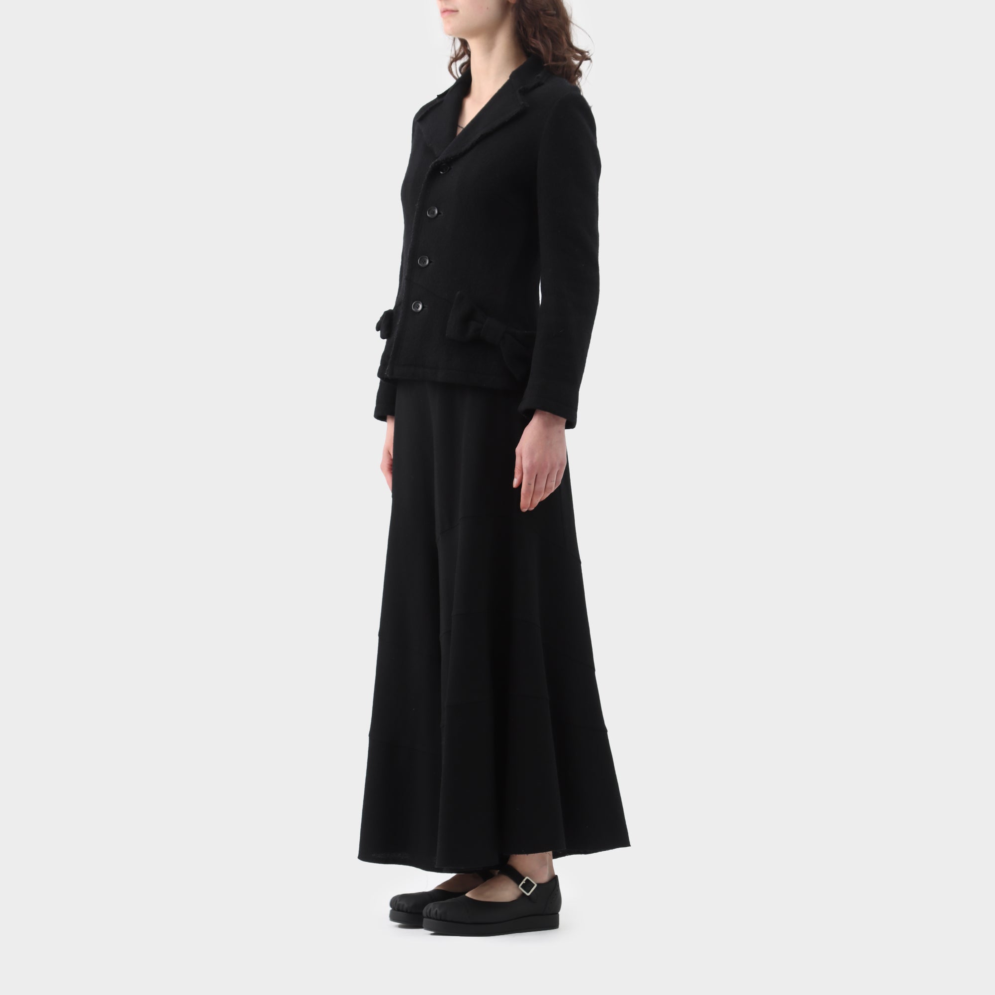 Junya Watanabe Wool Knitted Bow Jacket