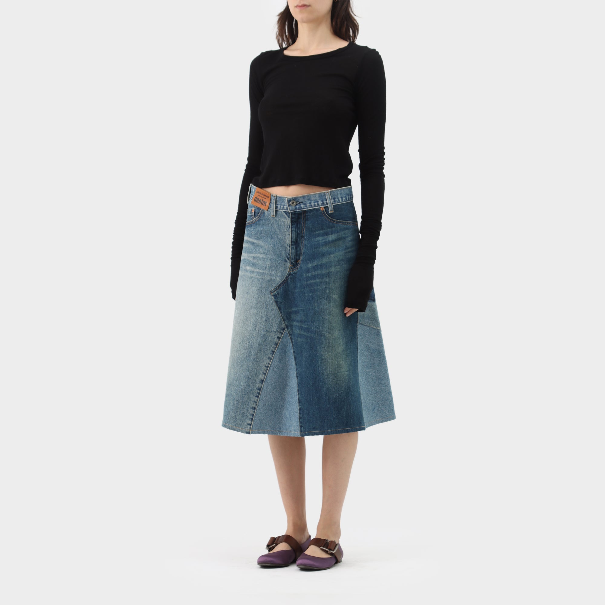 Junya Watanabe Patchwork skirt