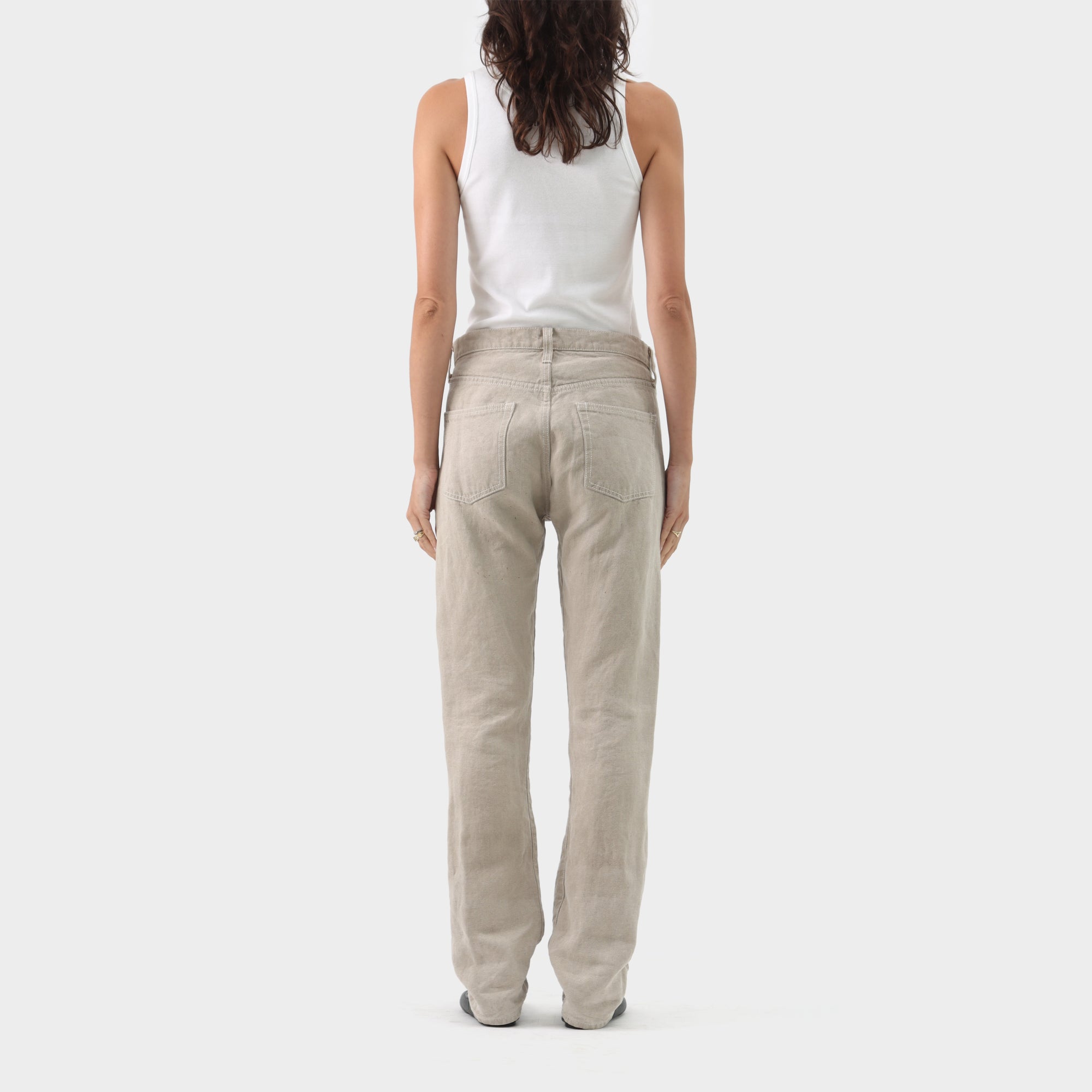 Junya Watanabe Distressed Linen Pants