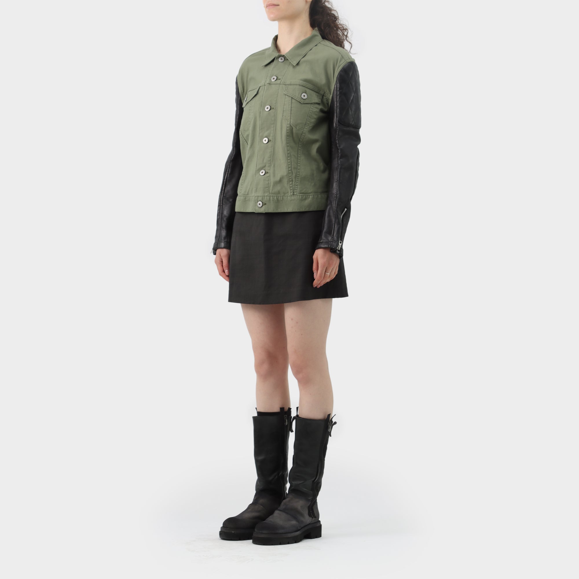 Junya Watanabe Cropped Padded Sleeve Jacket