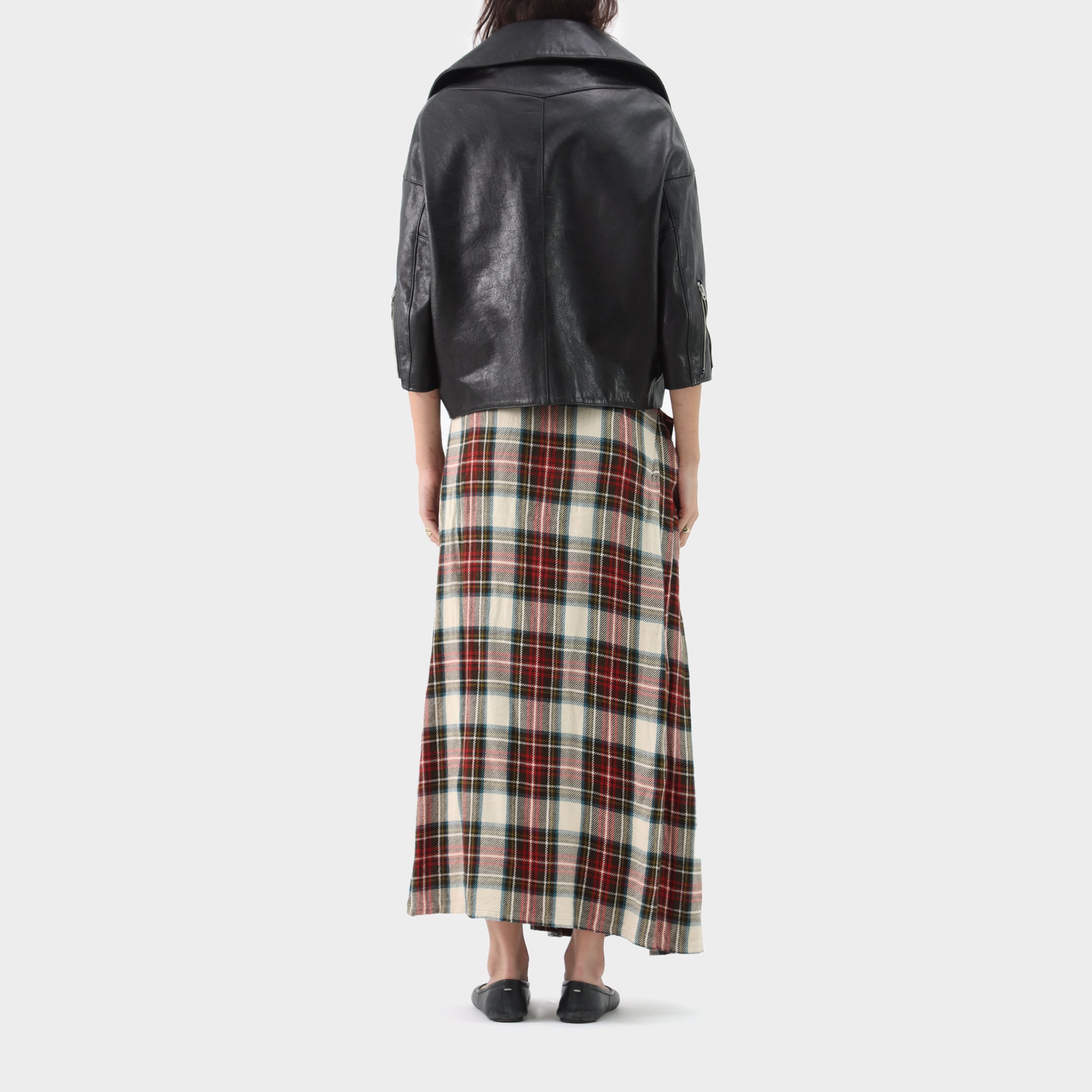 Junya Wantanabe Cow Hide Leather Biker Jacket