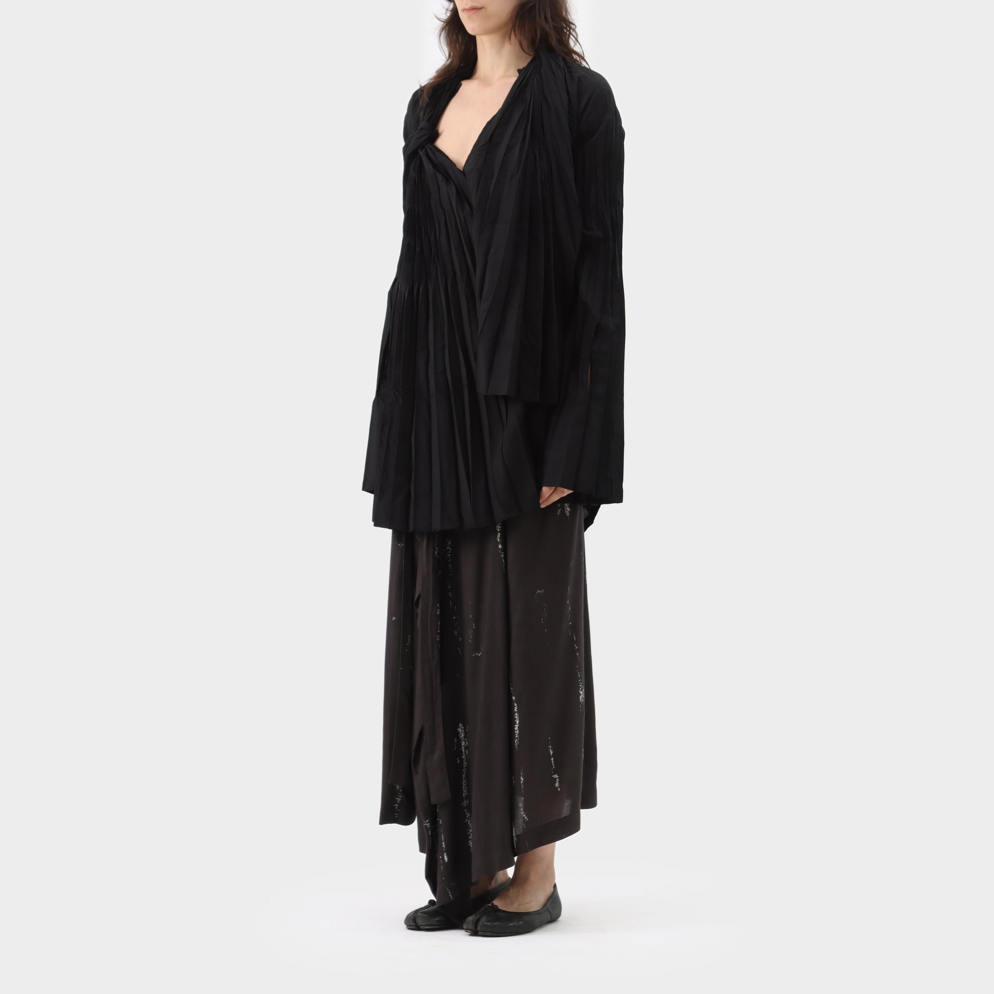 Junya Watanabe Pleated Twist Blouse