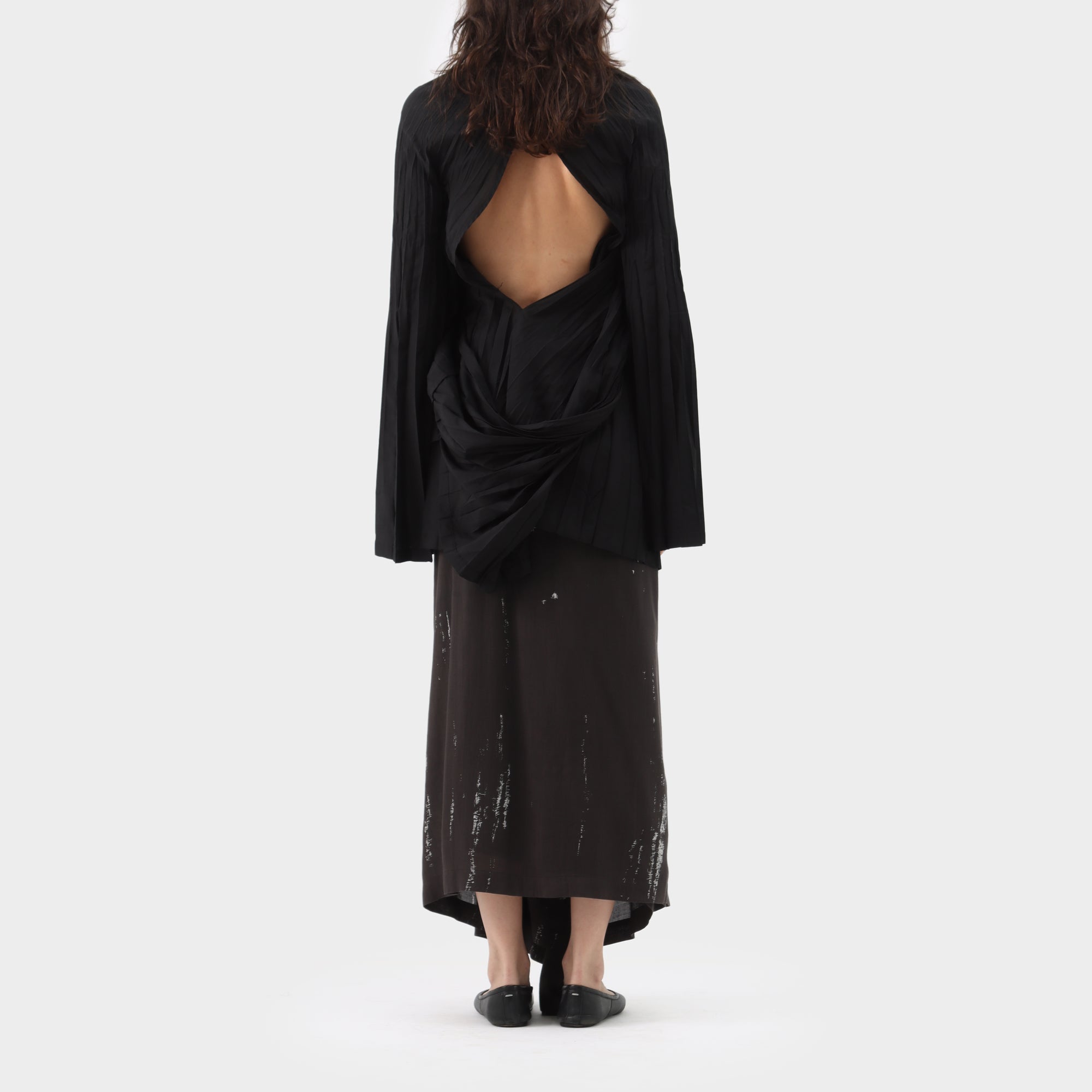 Junya Watanabe Pleated Twist Blouse