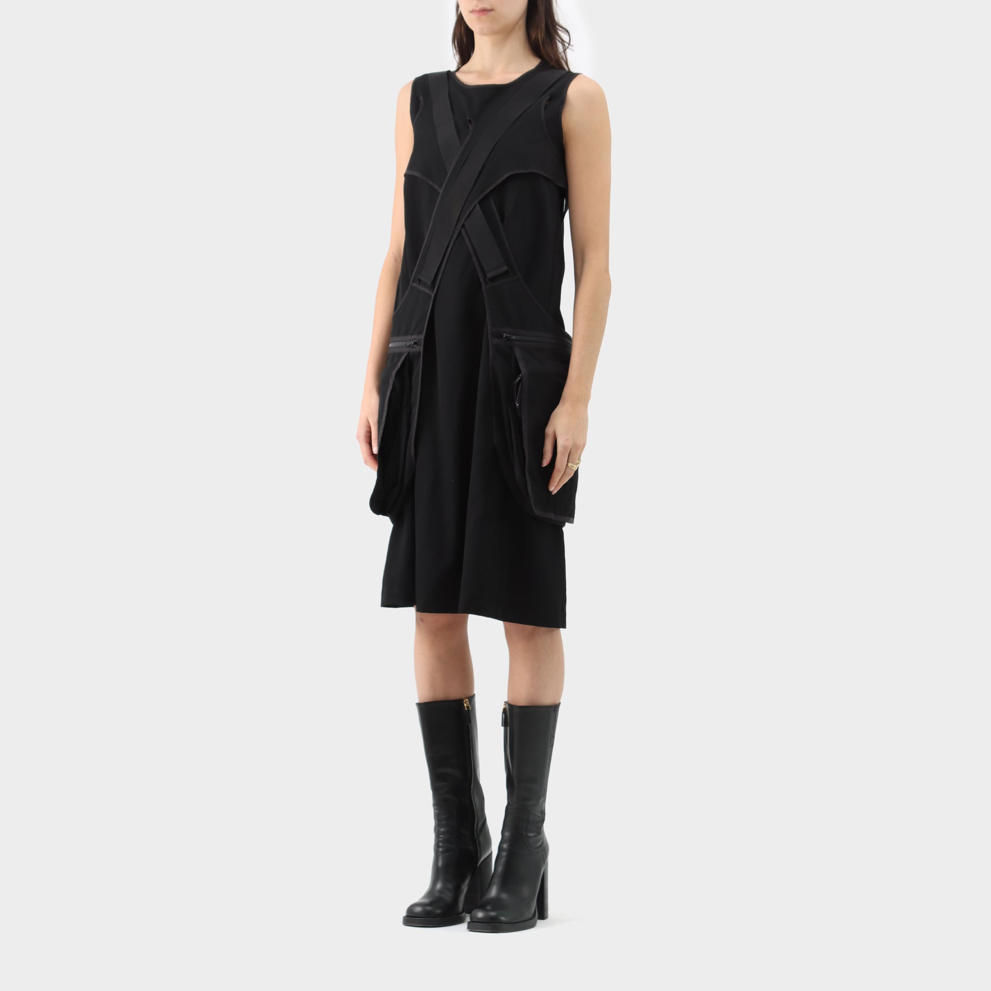 Junya Watanabe Wool Cross Body Bag Dress