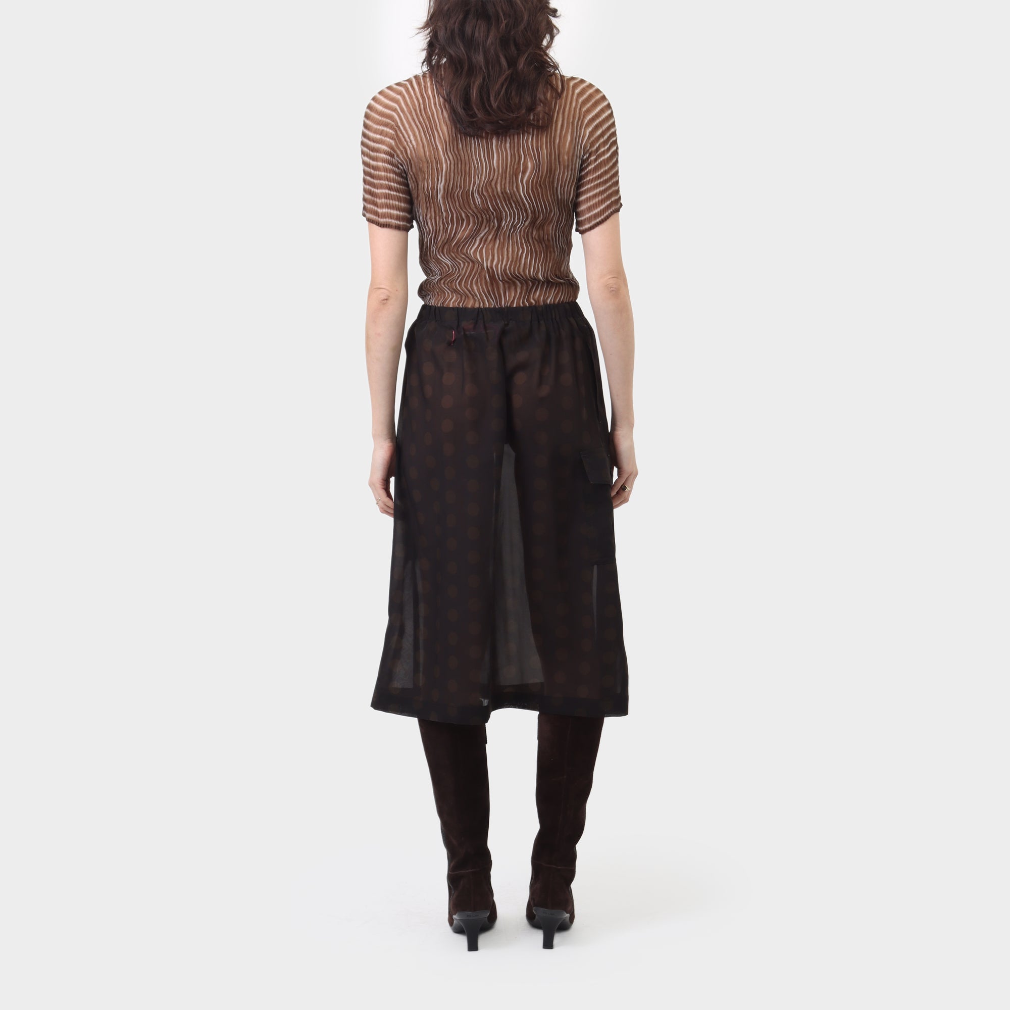 Junya Watanabe Sheer Polka Dot Skirt