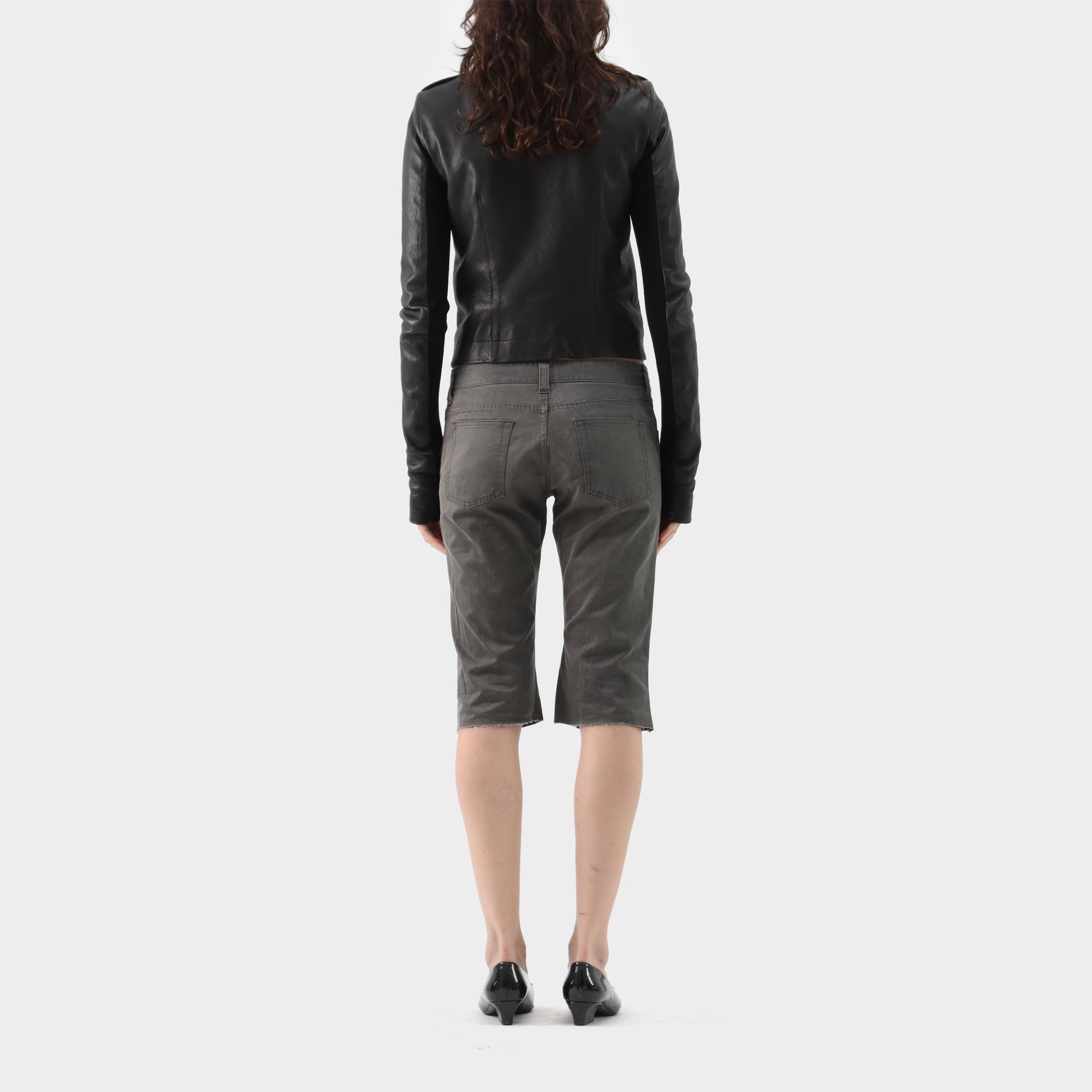 Junya Watanabe Denim Burnout Shorts