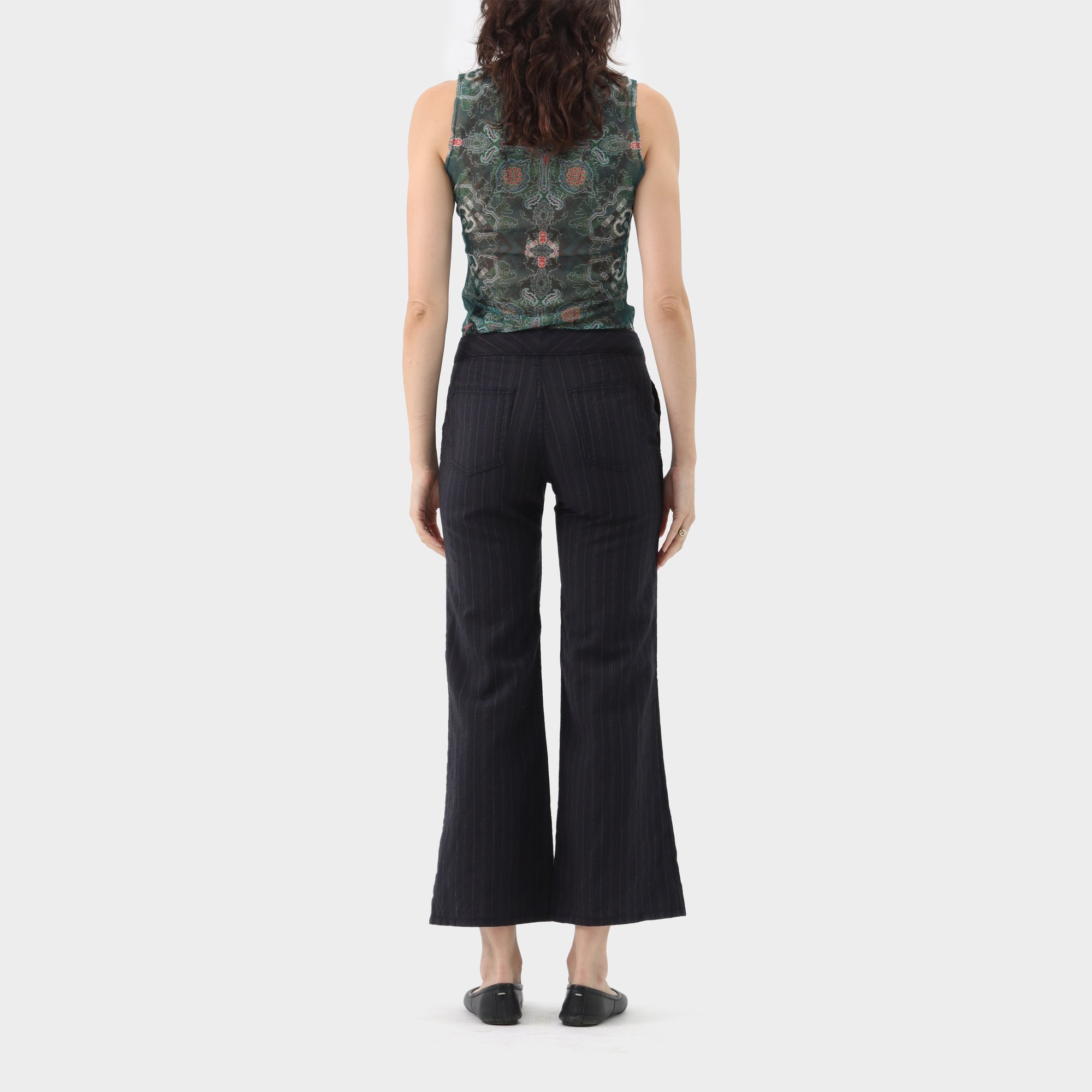Junya Watanabe Low Waisted Pinstriped Trousers