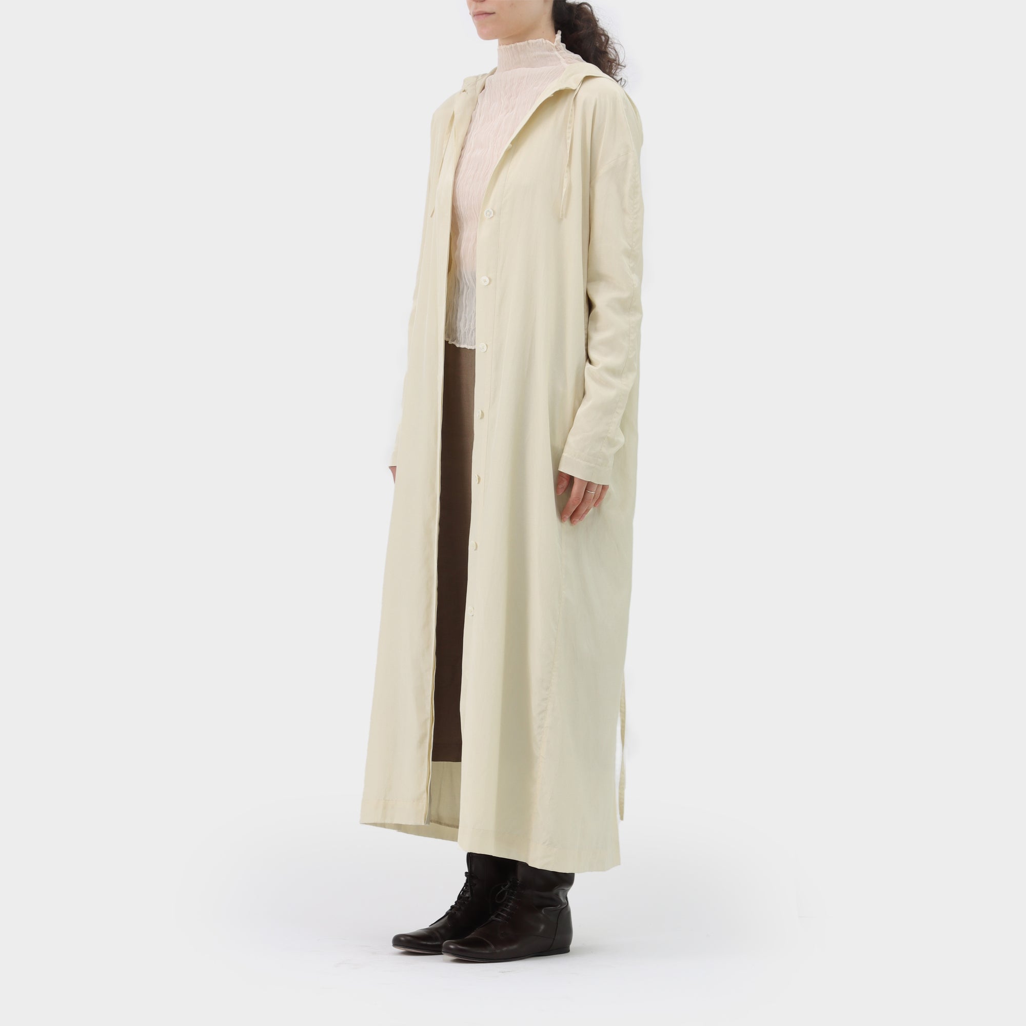 Lemaire Hooded Silk Dress