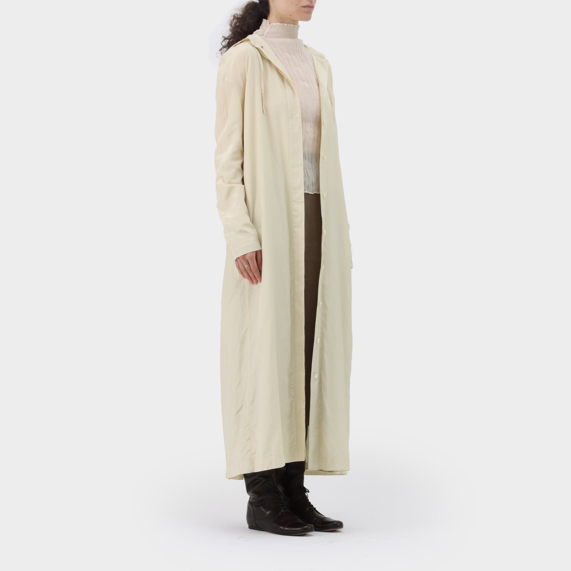 Lemaire Hooded Silk Dress