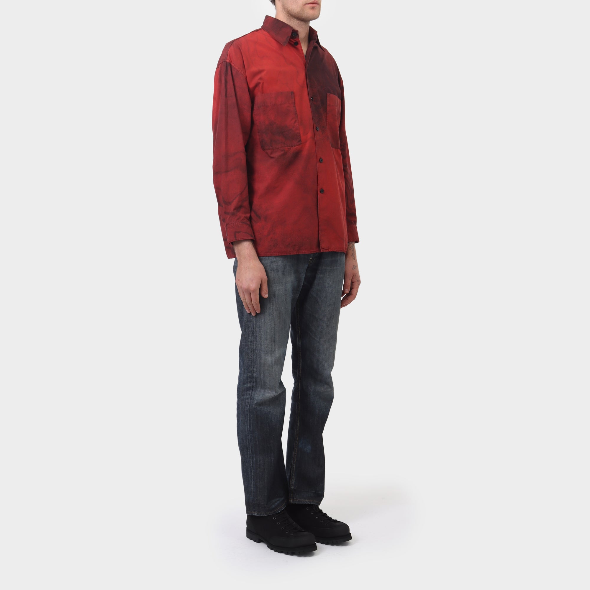 Lemaire Cotton Marble 'Printed Boxy Top'