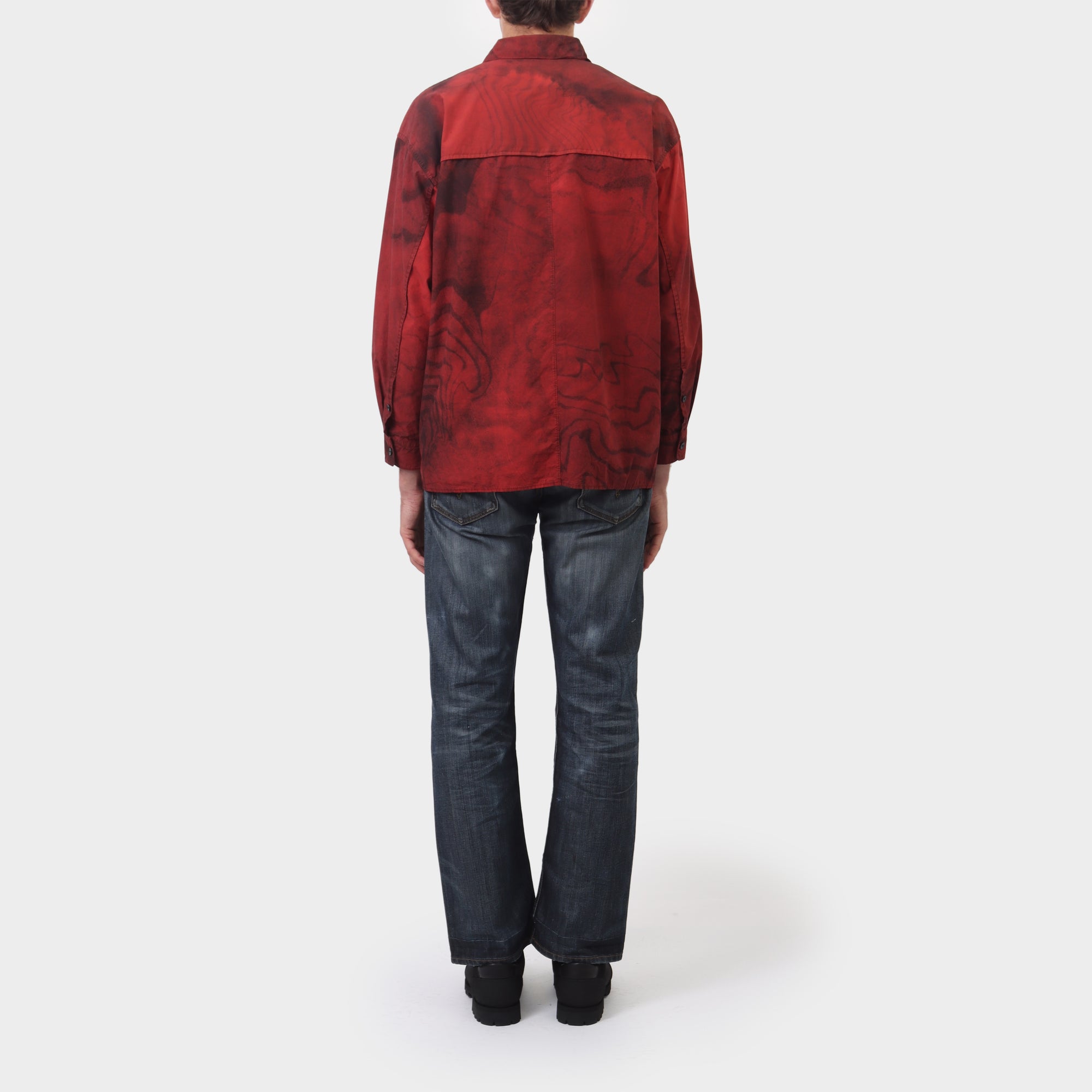 Lemaire Cotton Marble 'Printed Boxy Top'