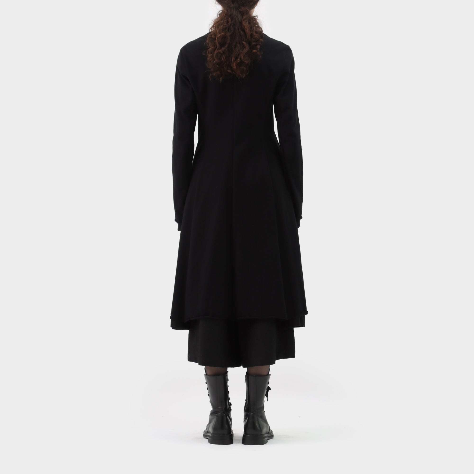 MA+ Long Cotton Open Coat