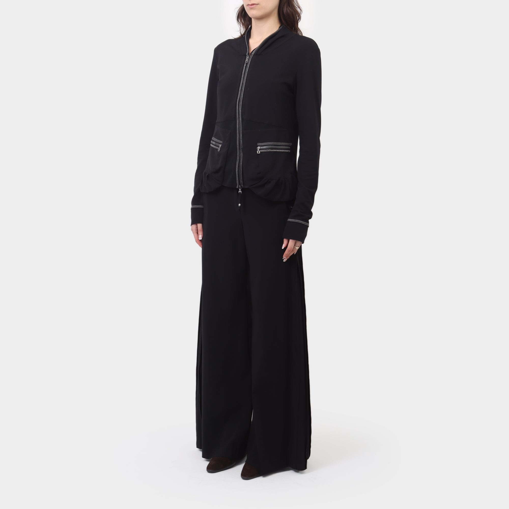 Marithé+François Girbaud Fitted Contrast Stitch Jacket
