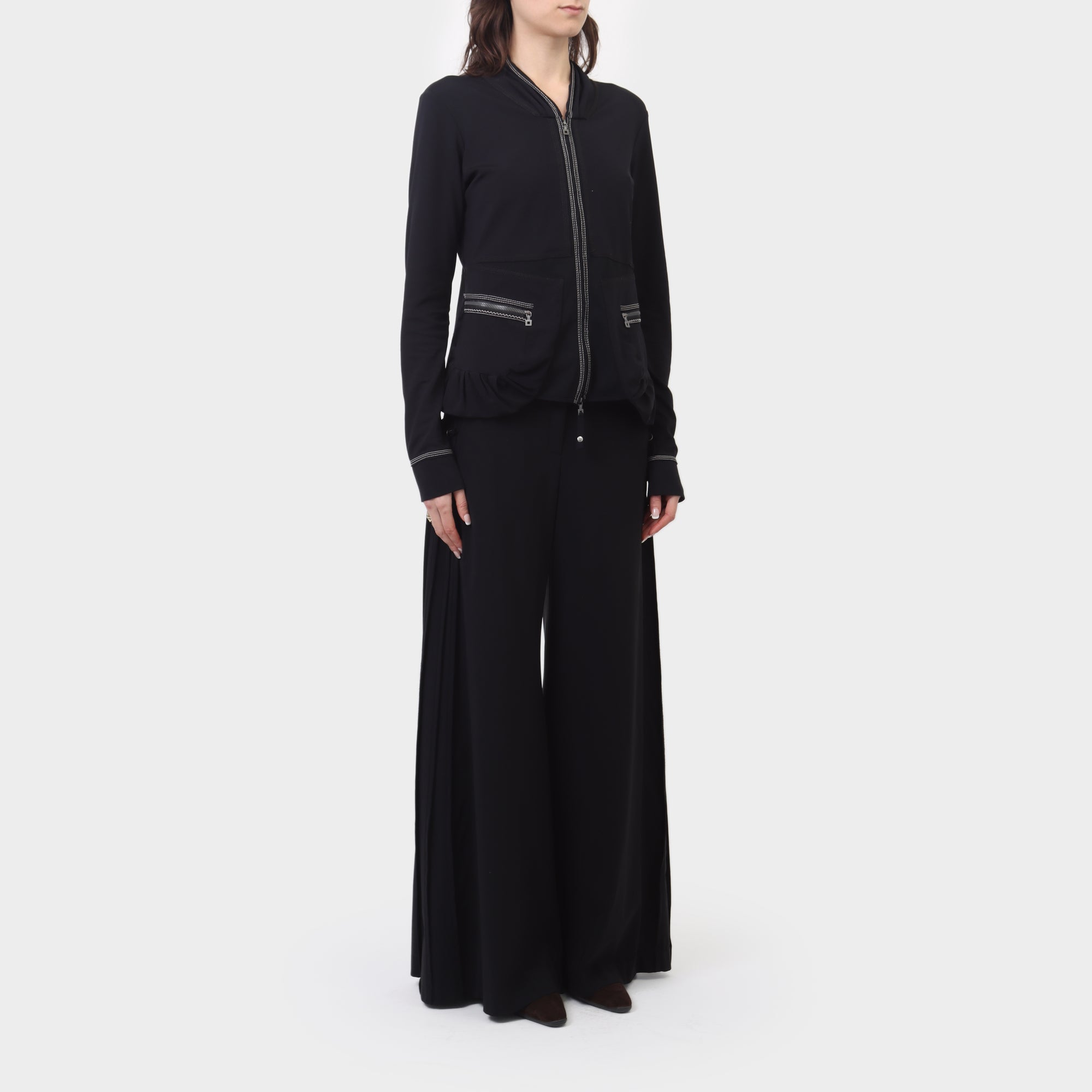 Marithé+François Girbaud Fitted Contrast Stitch Jacket