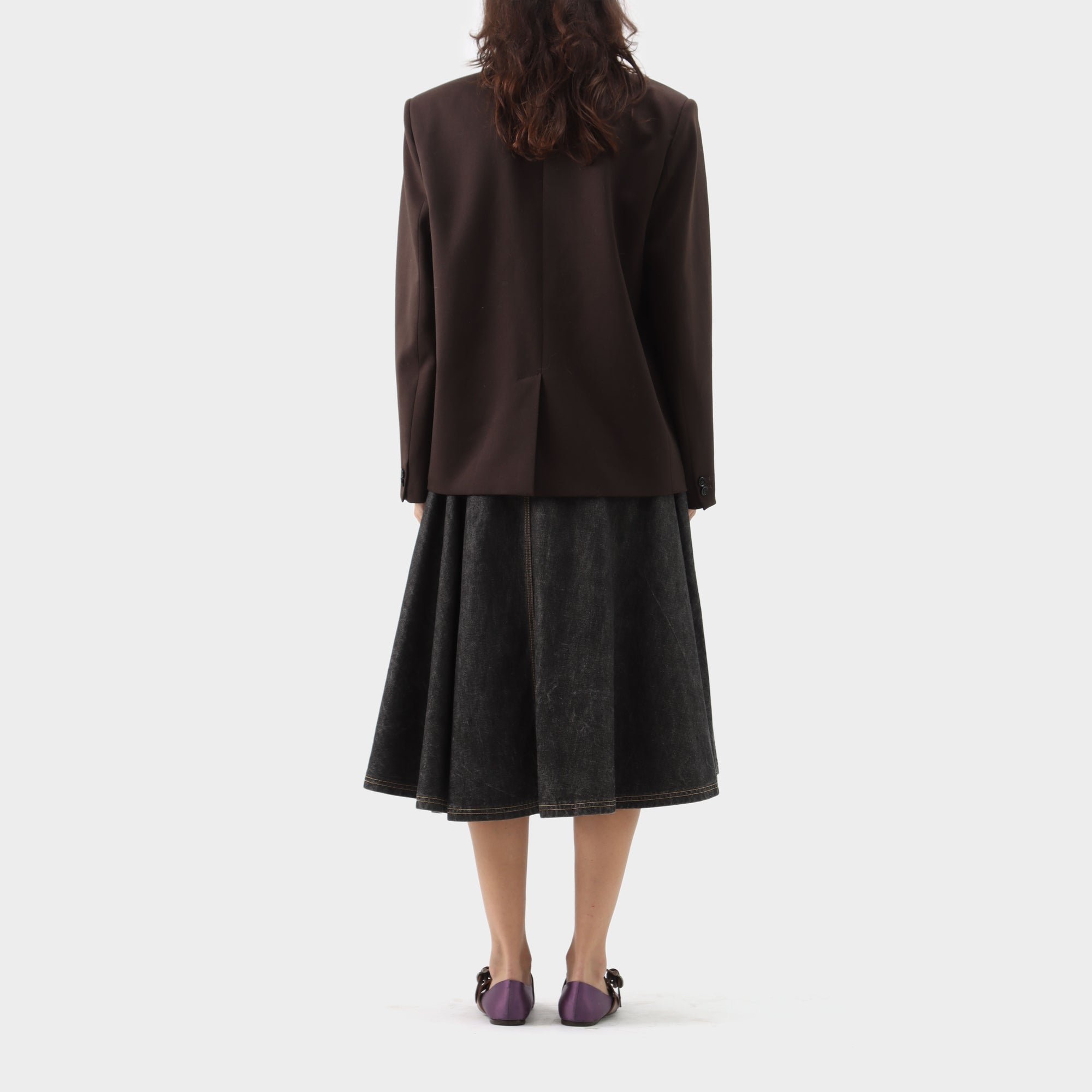 MM6 Double Breast Wool Blend Blazer