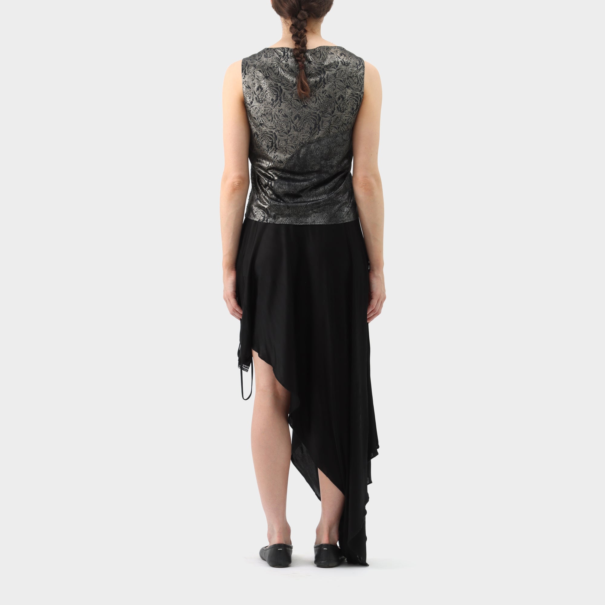 Maison Margiela Metallic Patchwork Tank