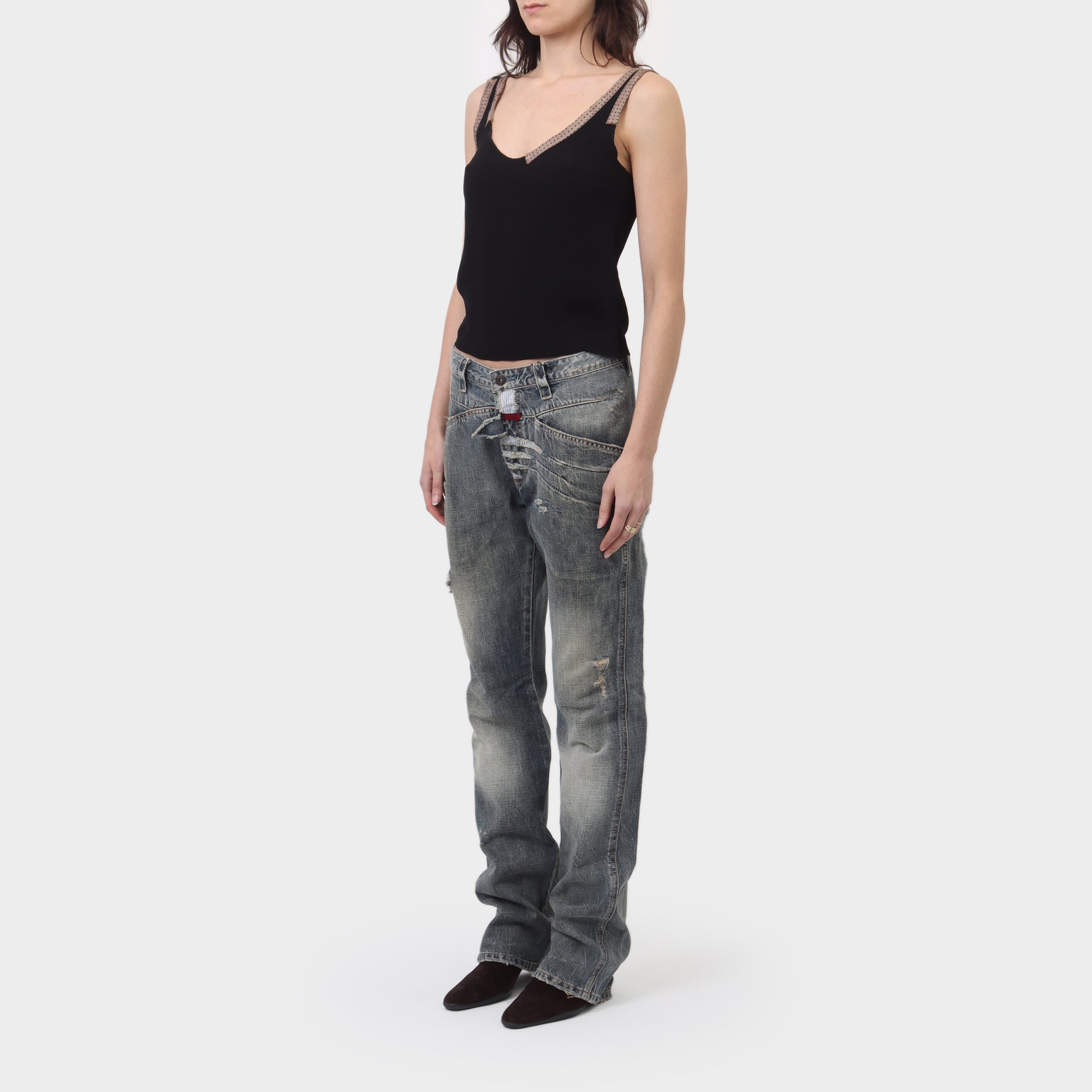 Maison Margiela Polka Dot Strap Camisole