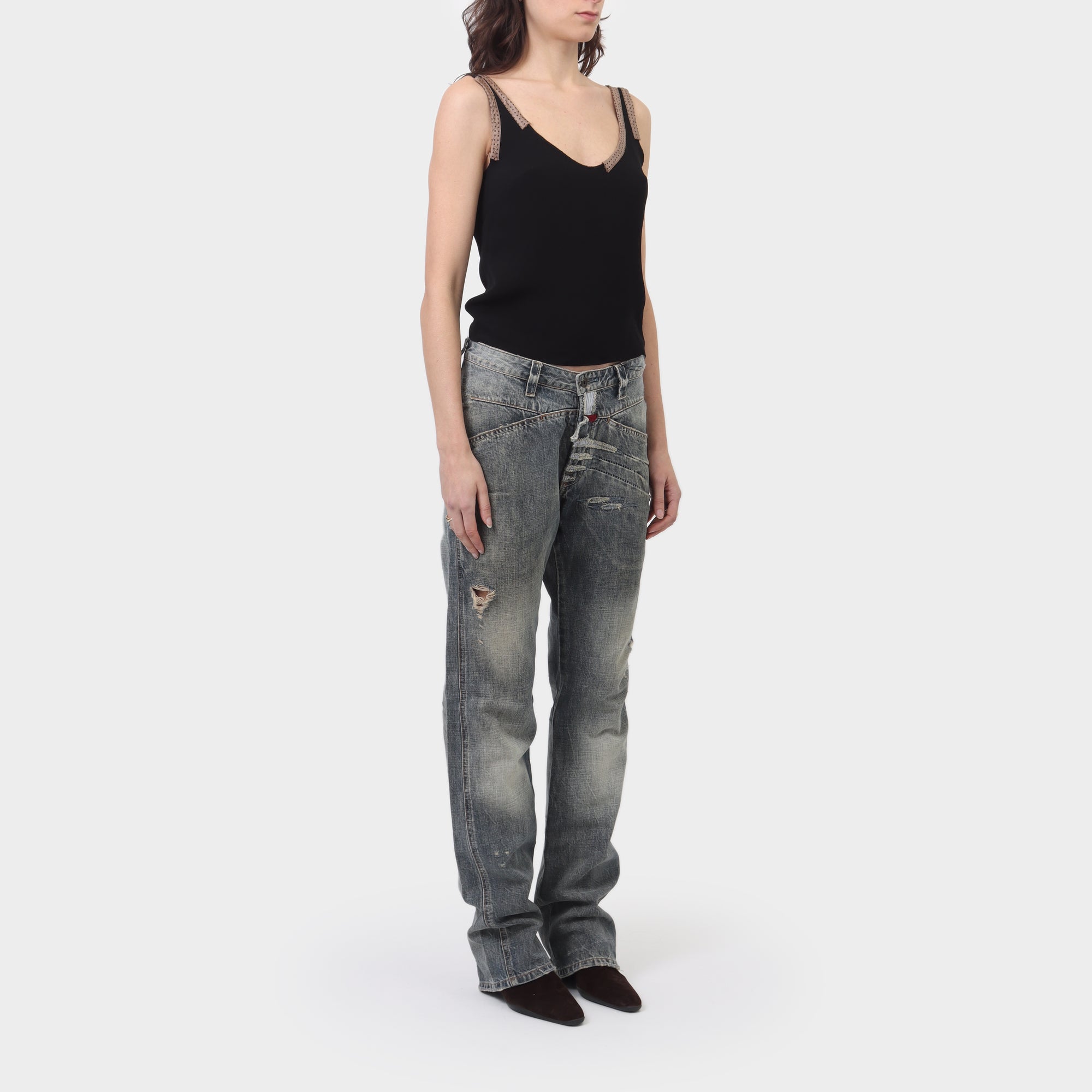 Maison Margiela Polka Dot Strap Camisole