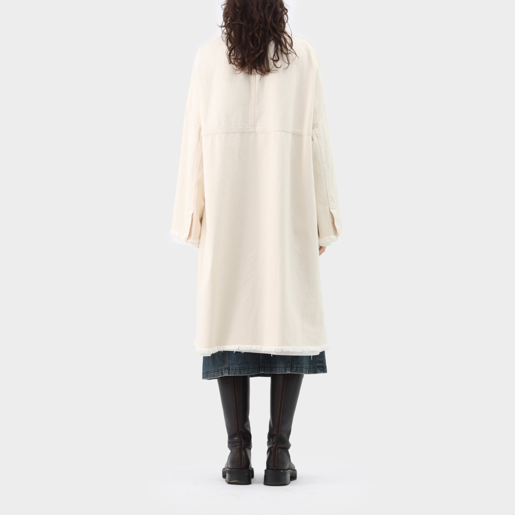 Marni Cotton Drill Painted Duster Coat