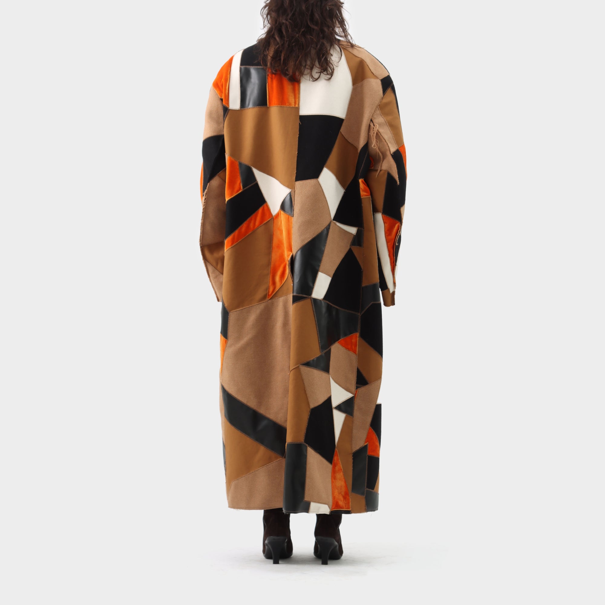 Marni Cut and Sewn Patchwork Coat