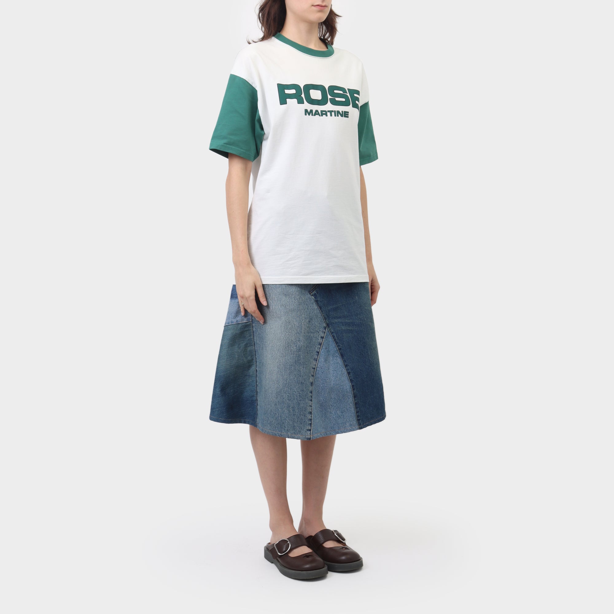 Martine Rose 'Bergain' Cotton Contrast T-Shirt