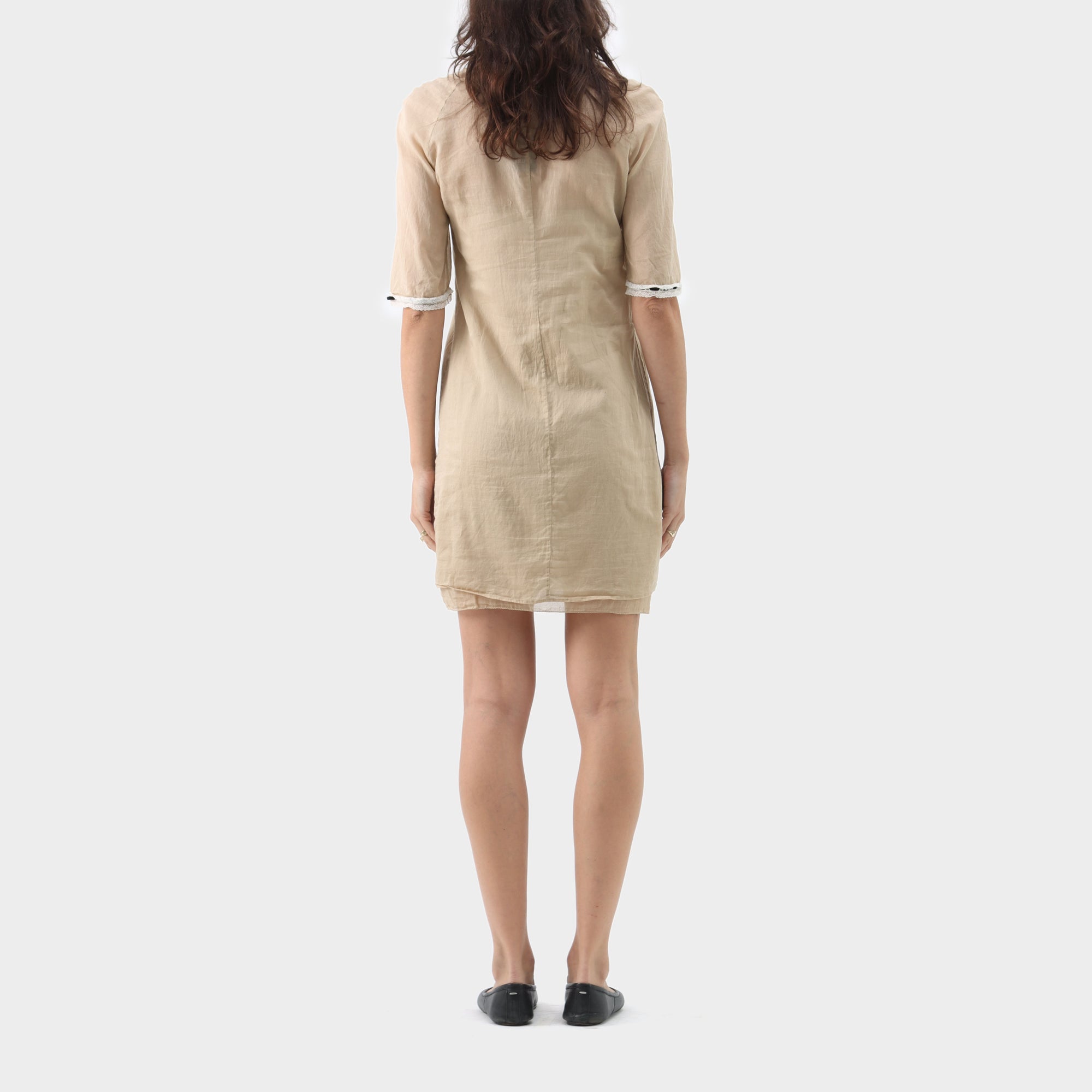 Miu Miu cotton Lace Trim Dress