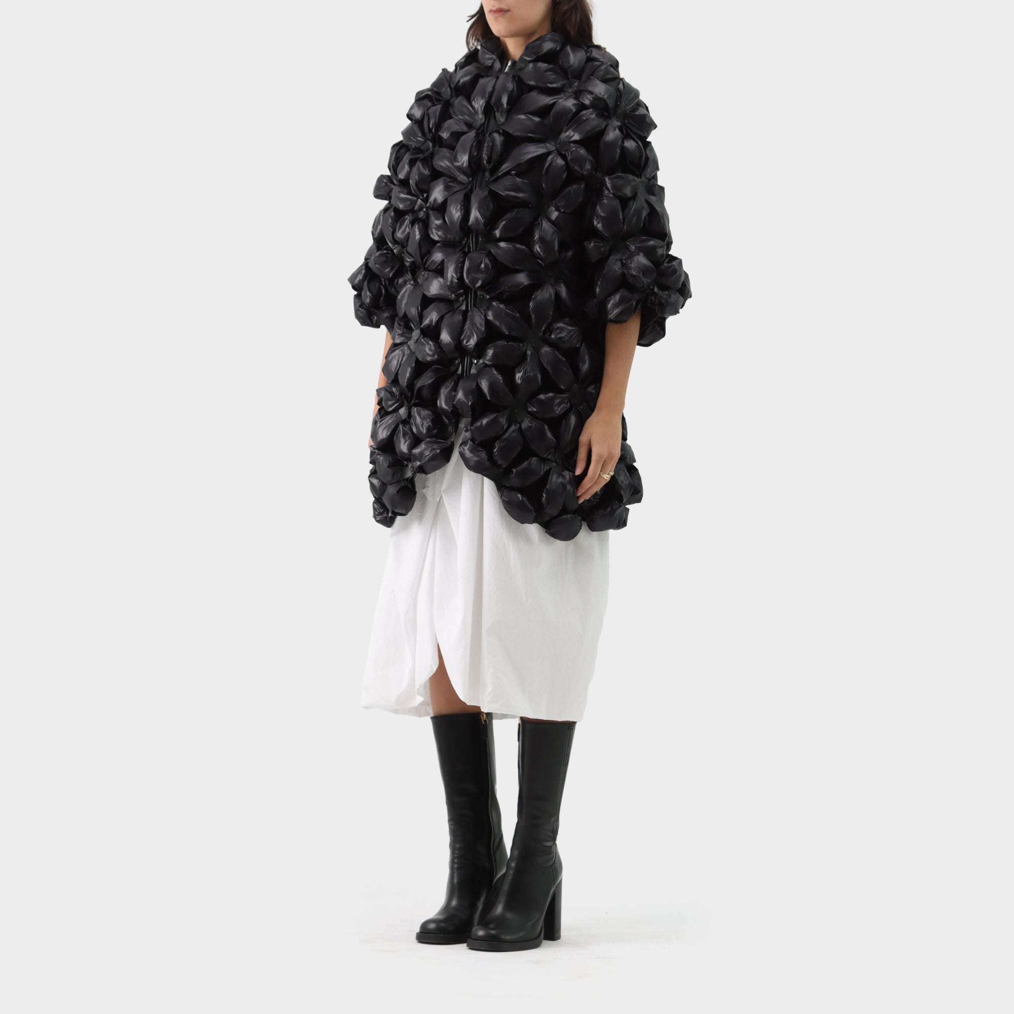 Noir Kei Ninomiya Padded Flower Coat