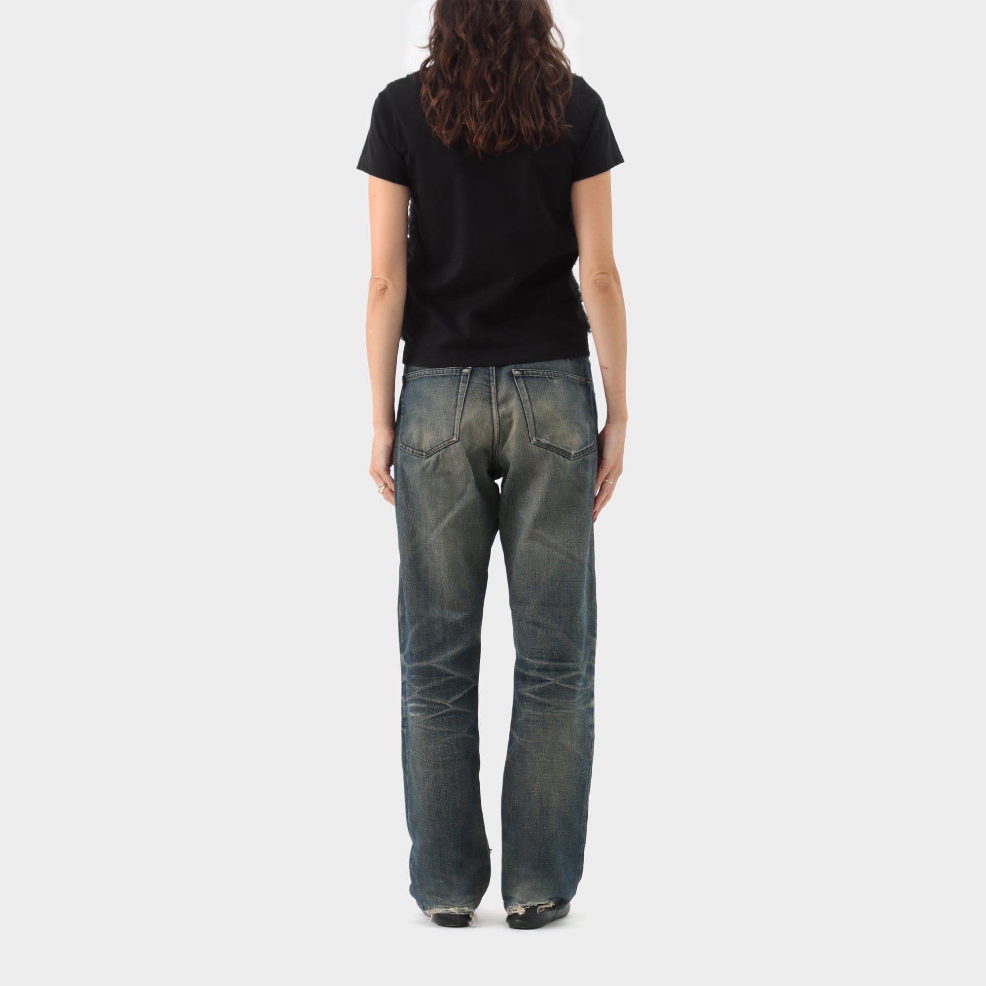Noir Kei Ninomiya Flower Layered T-Shirt