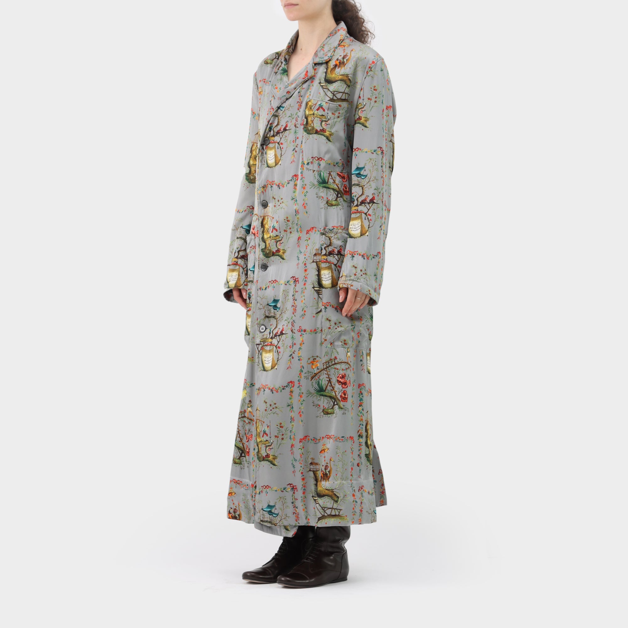 Paul Harnden Shoemakers Chinoiserie Silk Robe