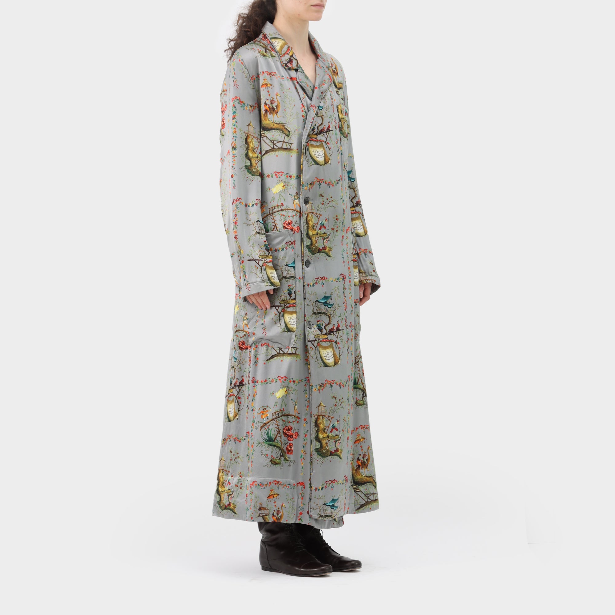 Paul Harnden Shoemakers Chinoiserie Silk Robe