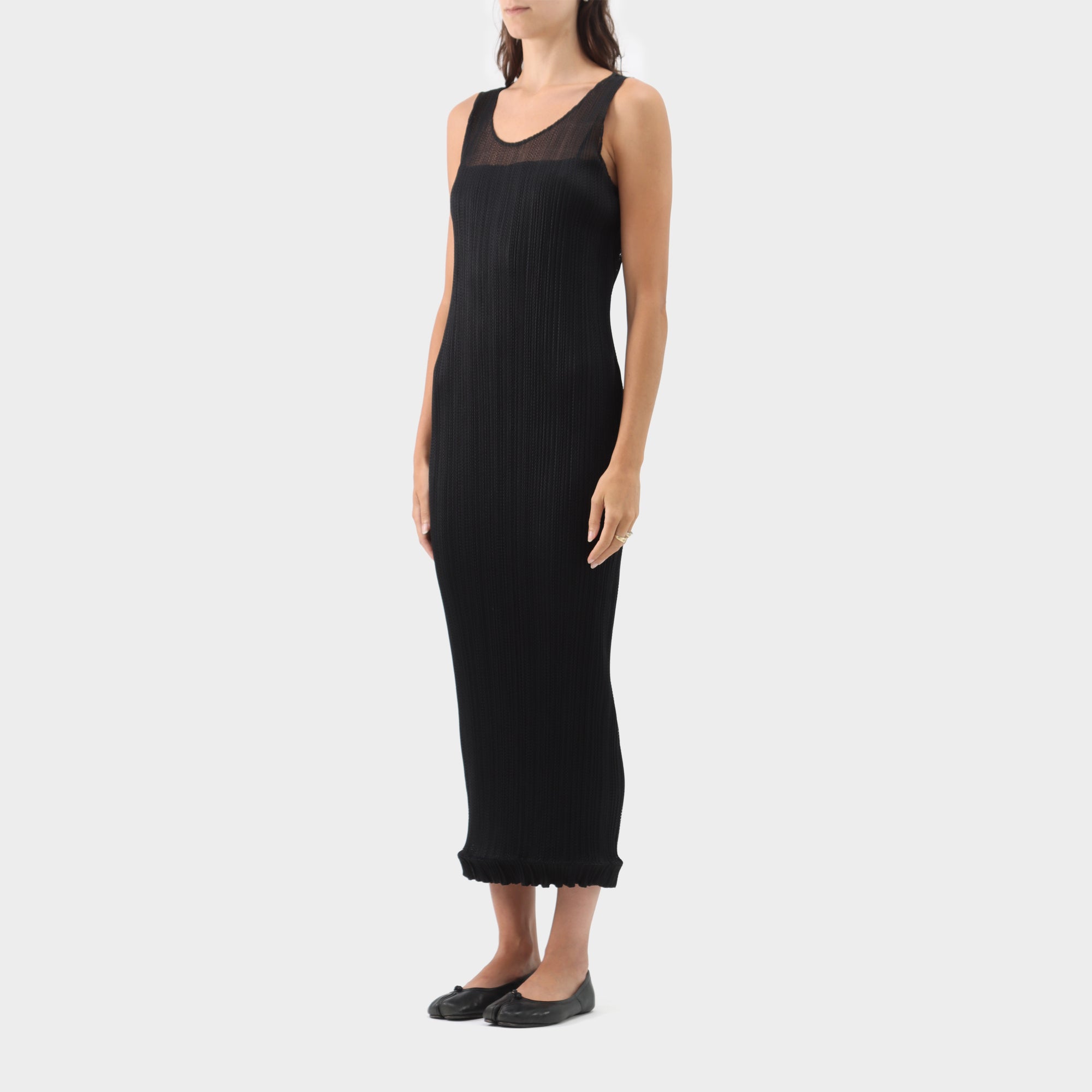 Pleats Please Double Layered Long Dress