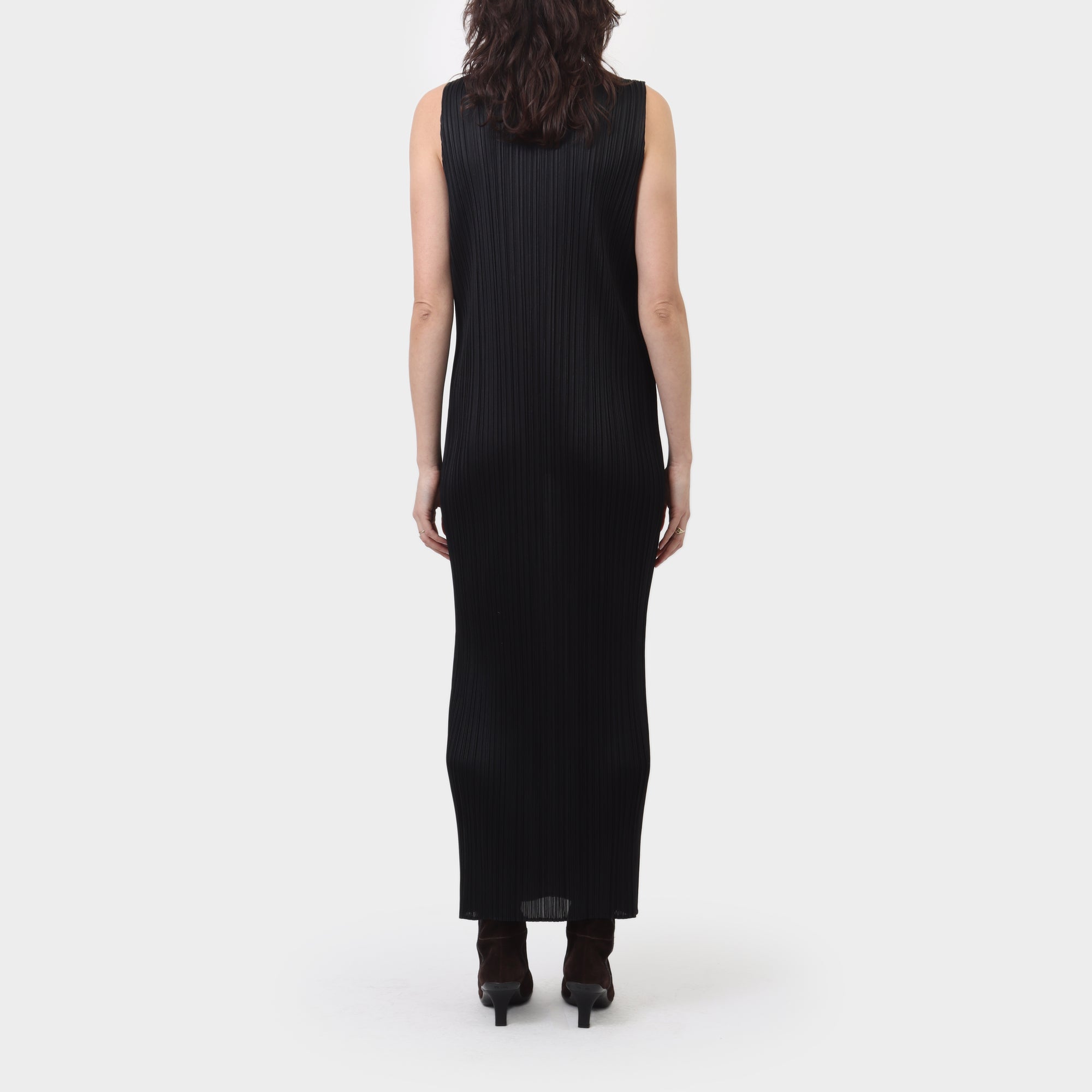 Pleats Please Pleated Column Dress