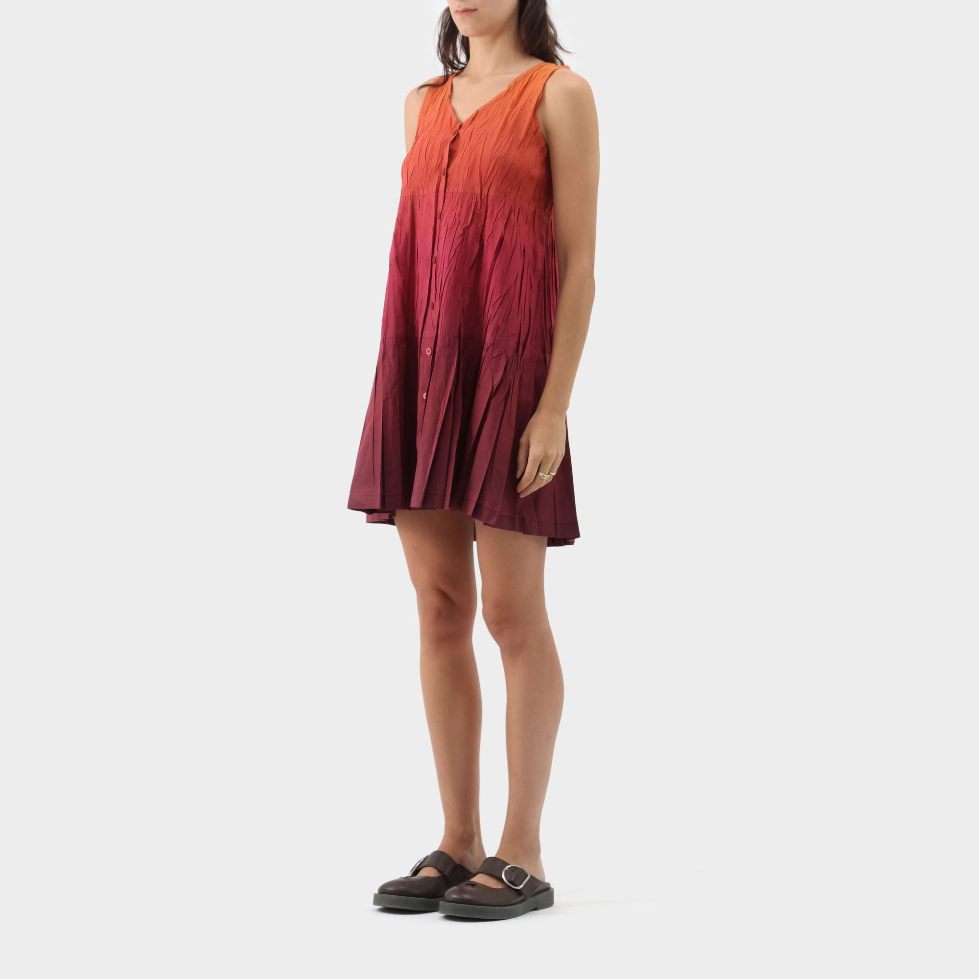 Pleats Please Ombre Tank Dress