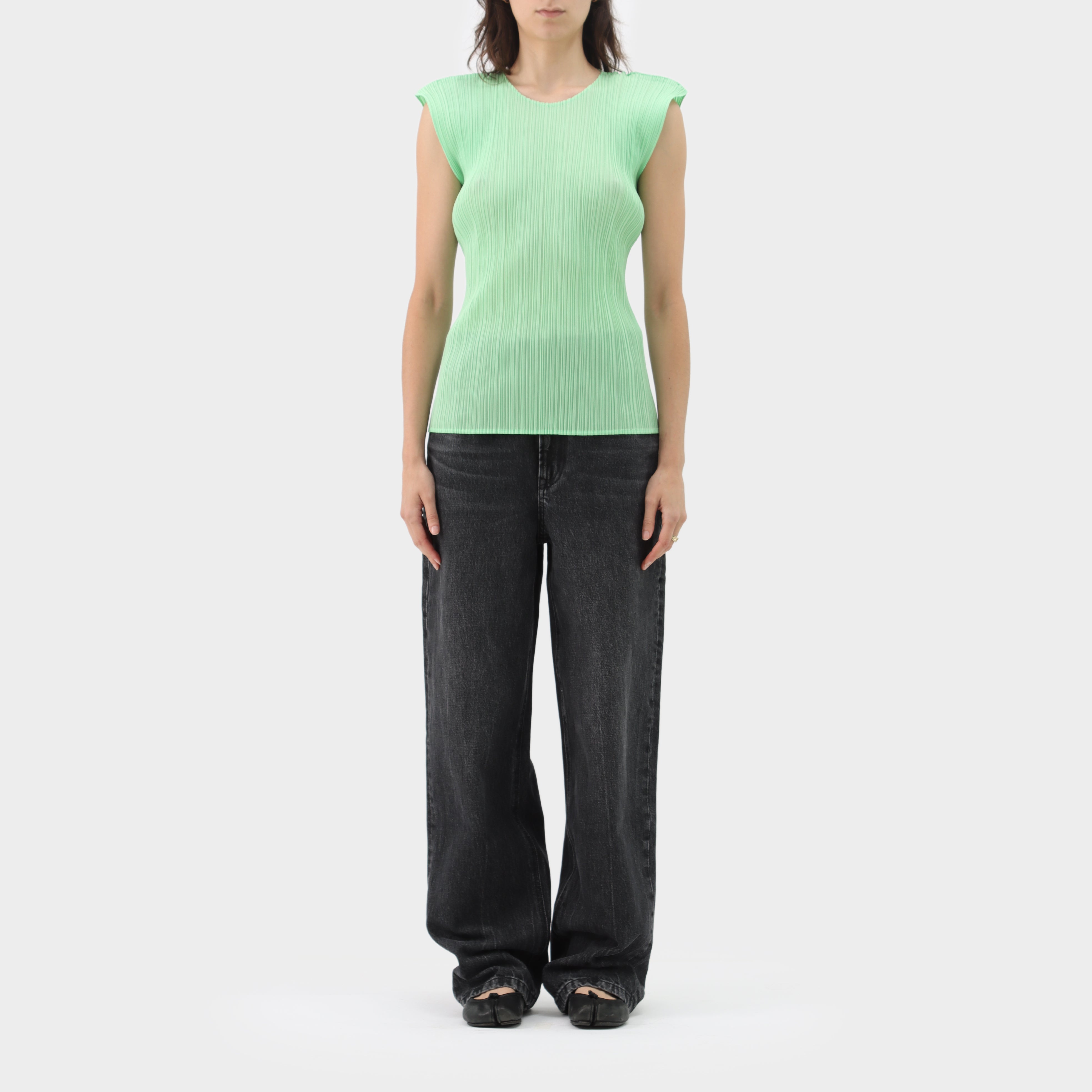 Pleats Please Sleeveless Crinkled Top main image 1