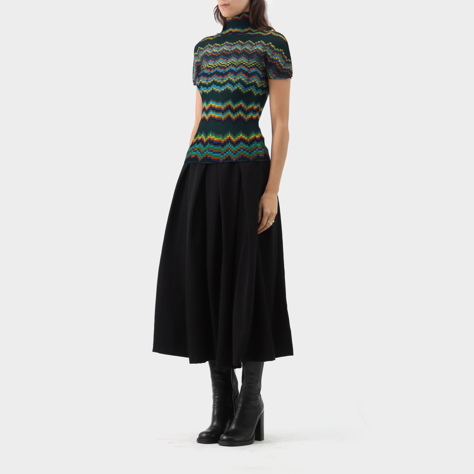 Issey Miyake ME Chevron Box Pleat Top
