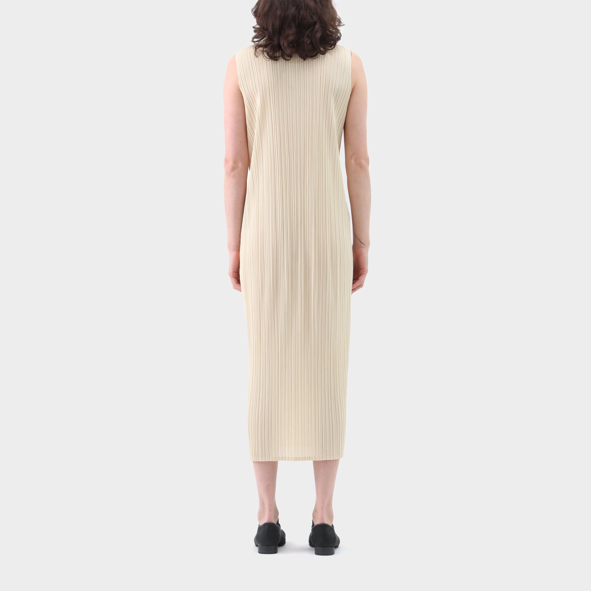 Pleats Please Pleated Maxi Dress