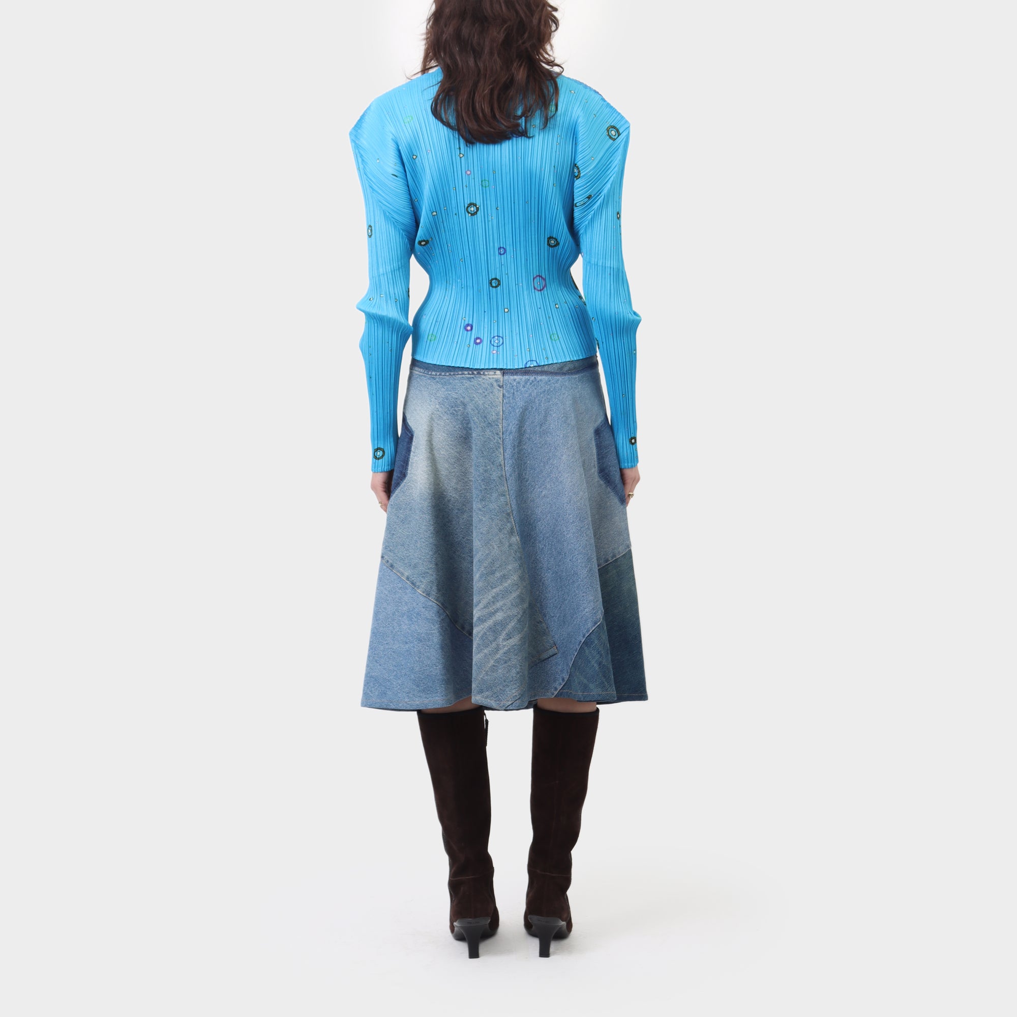 Multi Pleats Please 2000 Tadanori Yokoo Pleated Top, 5